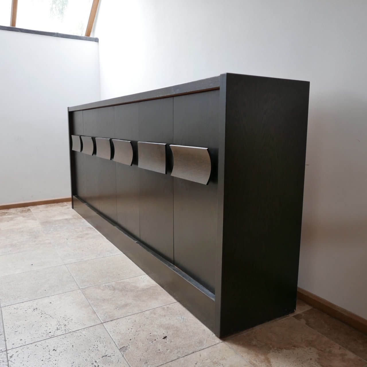 Large Brutalist Mid Century Belgium Credenza photo 3600.0