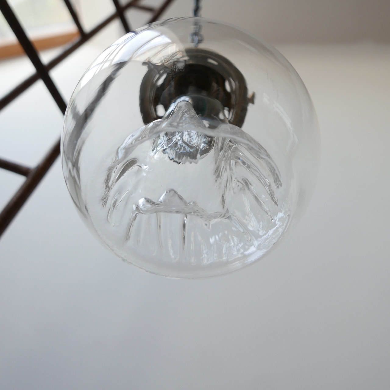 Mid Century Italian Blown Glass  Mountain Pendant Lights (4) photo 375.0