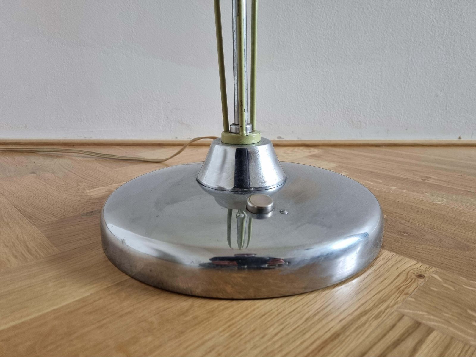 photo vintage Rare Mid Century Floor Lamp In Style Of Stilnovo, 1960s