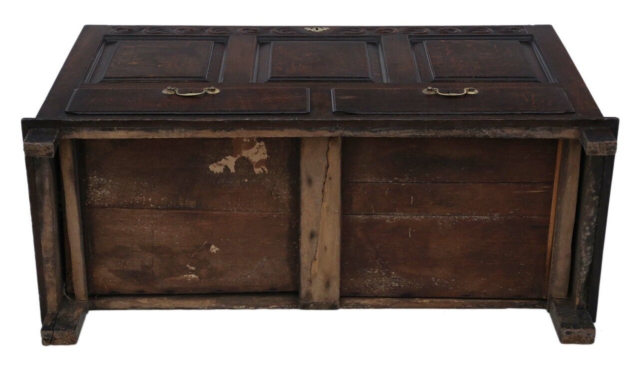 photo for sale Georgian Oak Mule Chest Coffer 18th Century
