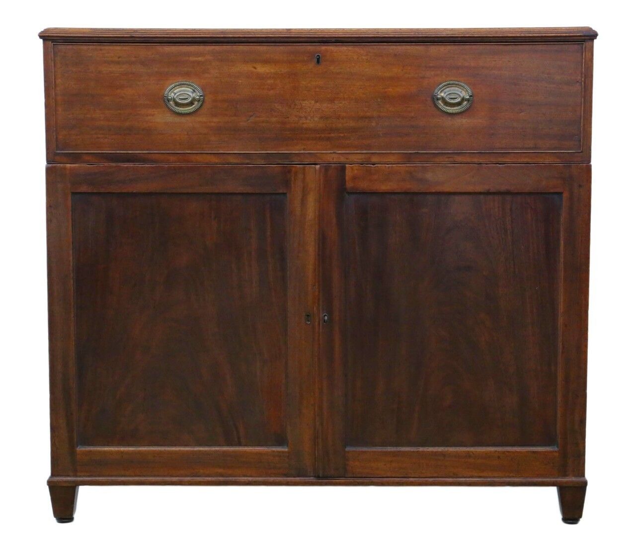 19th Century Mahogany Campaign Chest Of Drawers photo furniture