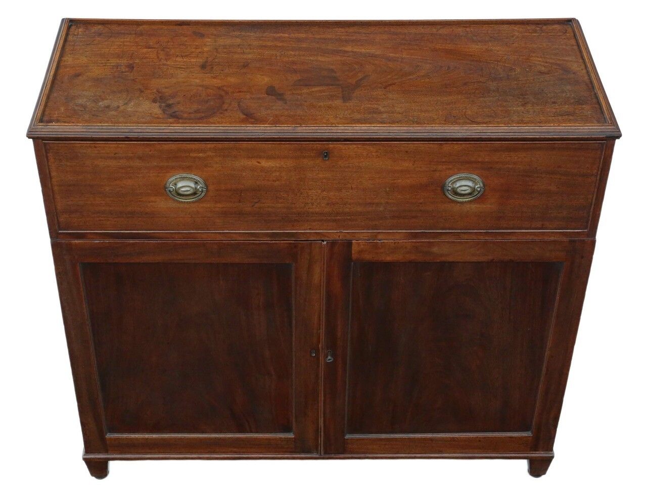 19th Century Mahogany Campaign Chest Of Drawers photo buy
