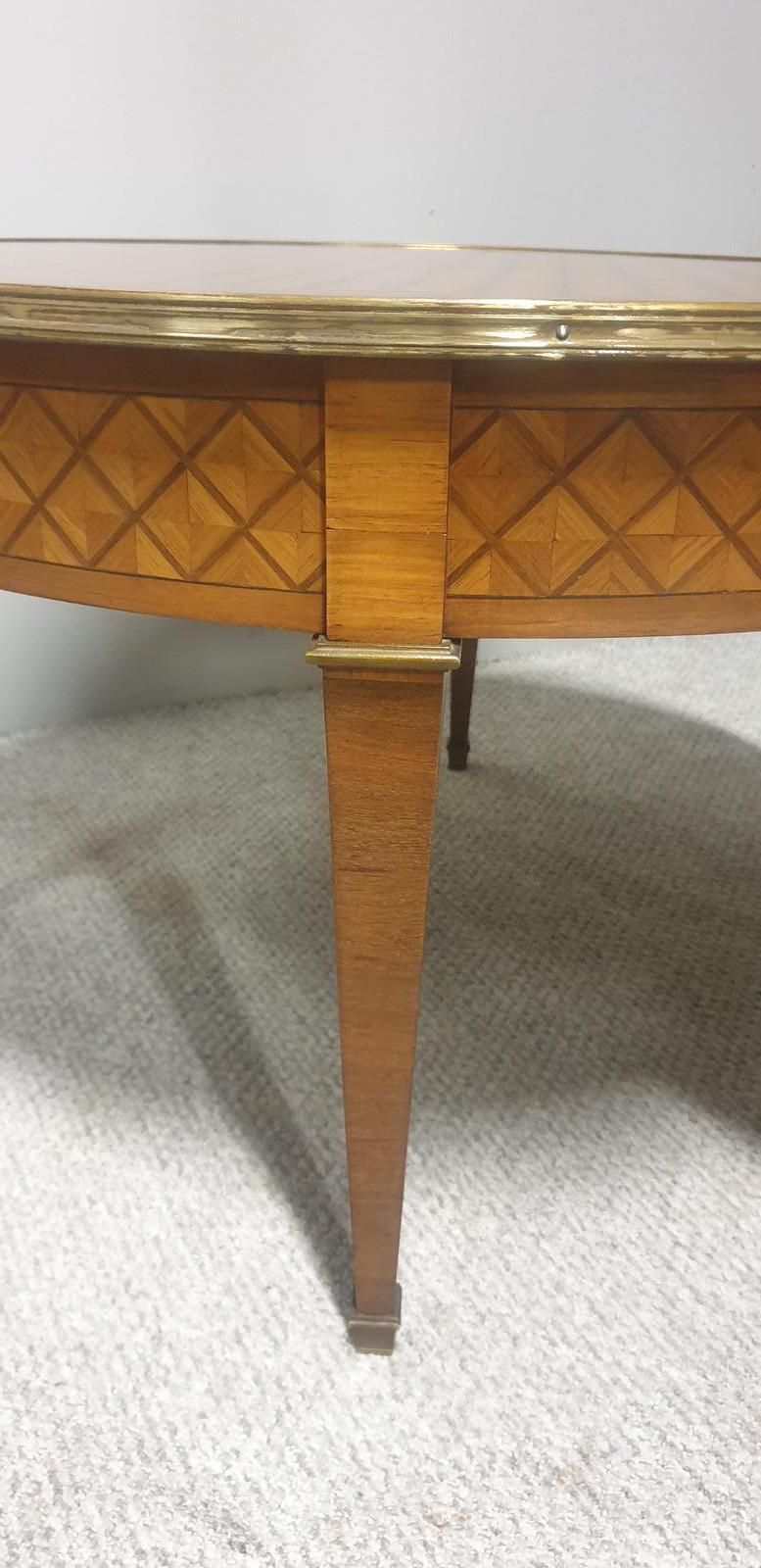 Superb French Marquetry Coffee Table photo for sale