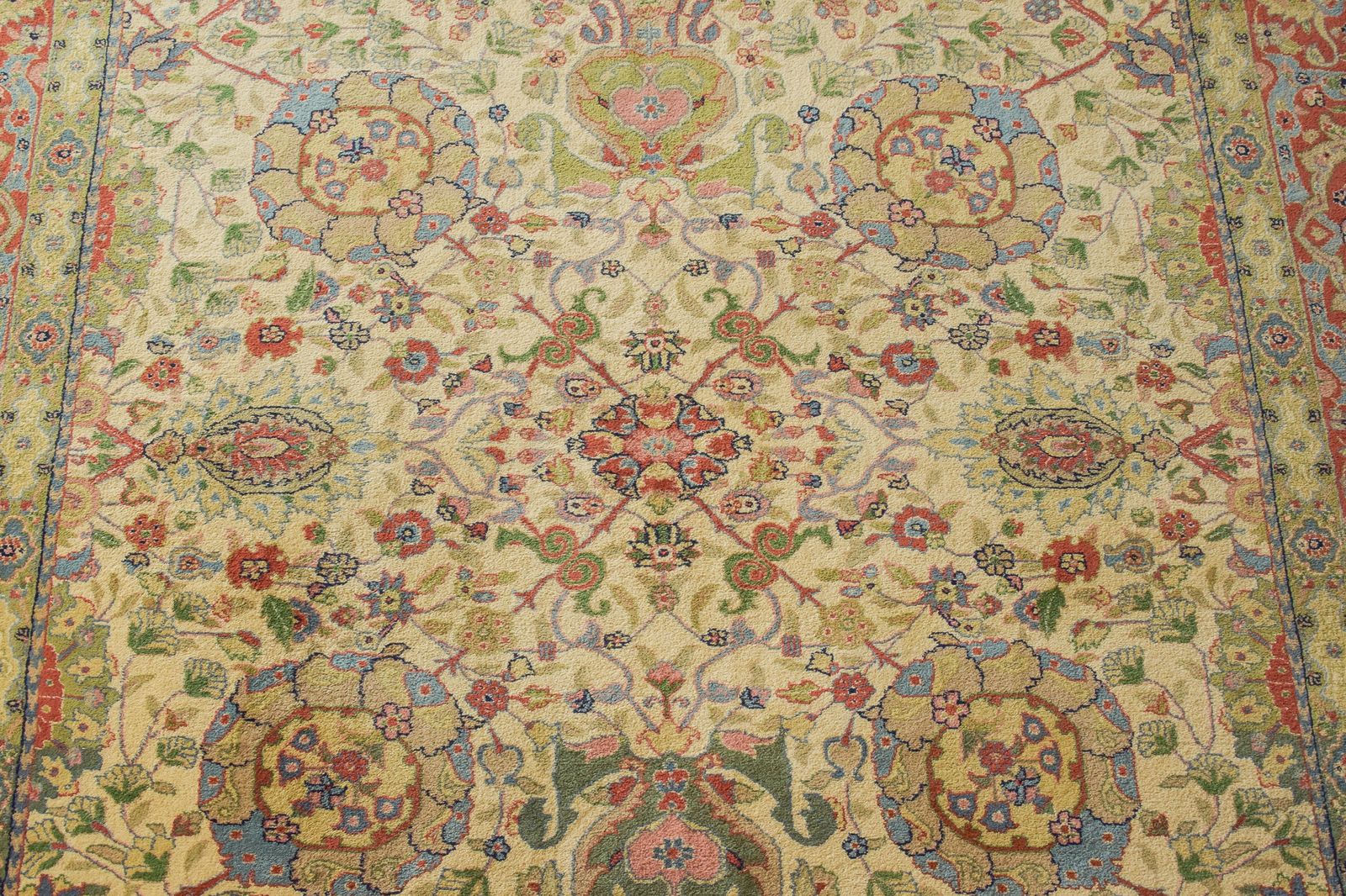 Magnificent Large Handwoven Rug Liberty & Co/Art Nouveau Style photo Textiles