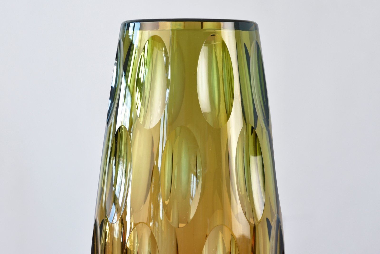 Large Vase Art Glass By Erich Jachmann For Wmf, Germany, 1955 photo for sale