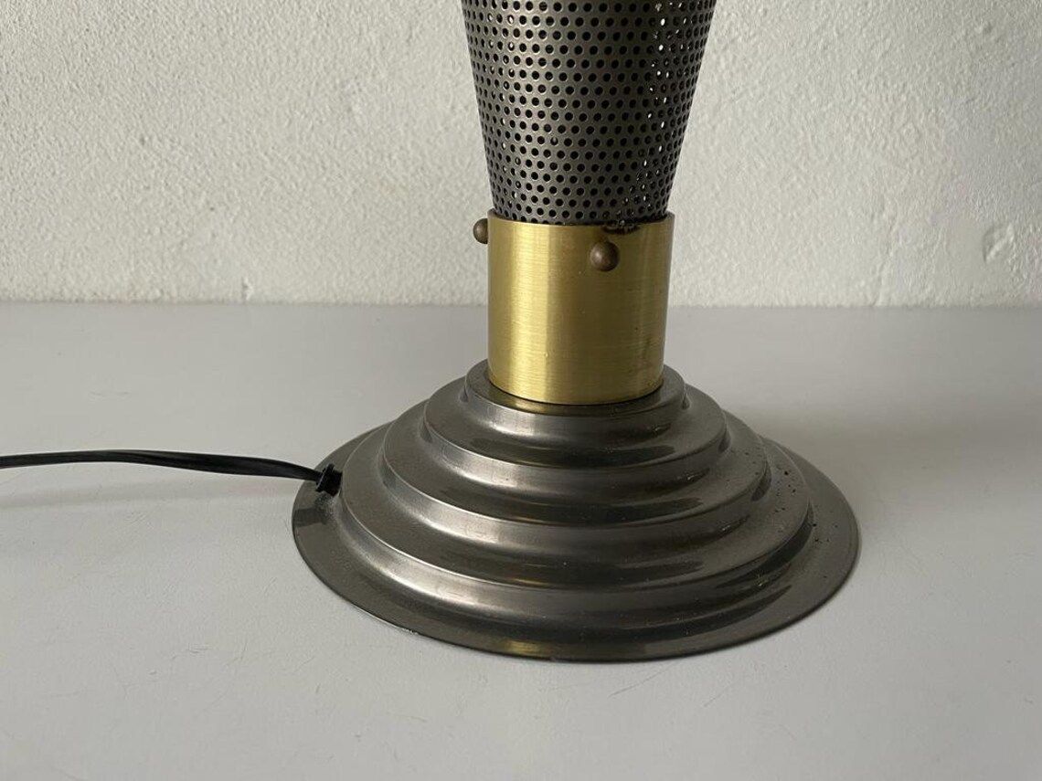 photo furniture Grey Conic Design Wonderful Table Lamp, In Style Of Mathieu Matégot, 1970s, Germany