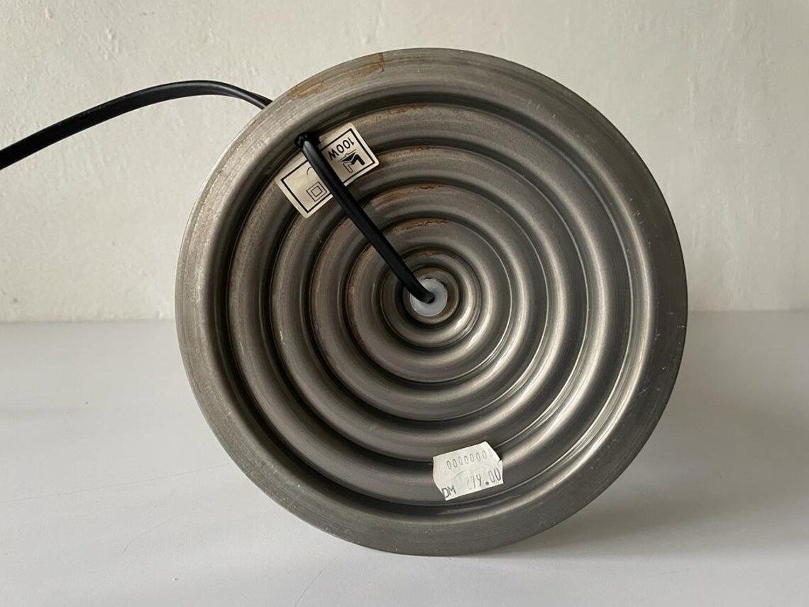 photo for sale Grey Conic Design Wonderful Table Lamp, In Style Of Mathieu Matégot, 1970s, Germany