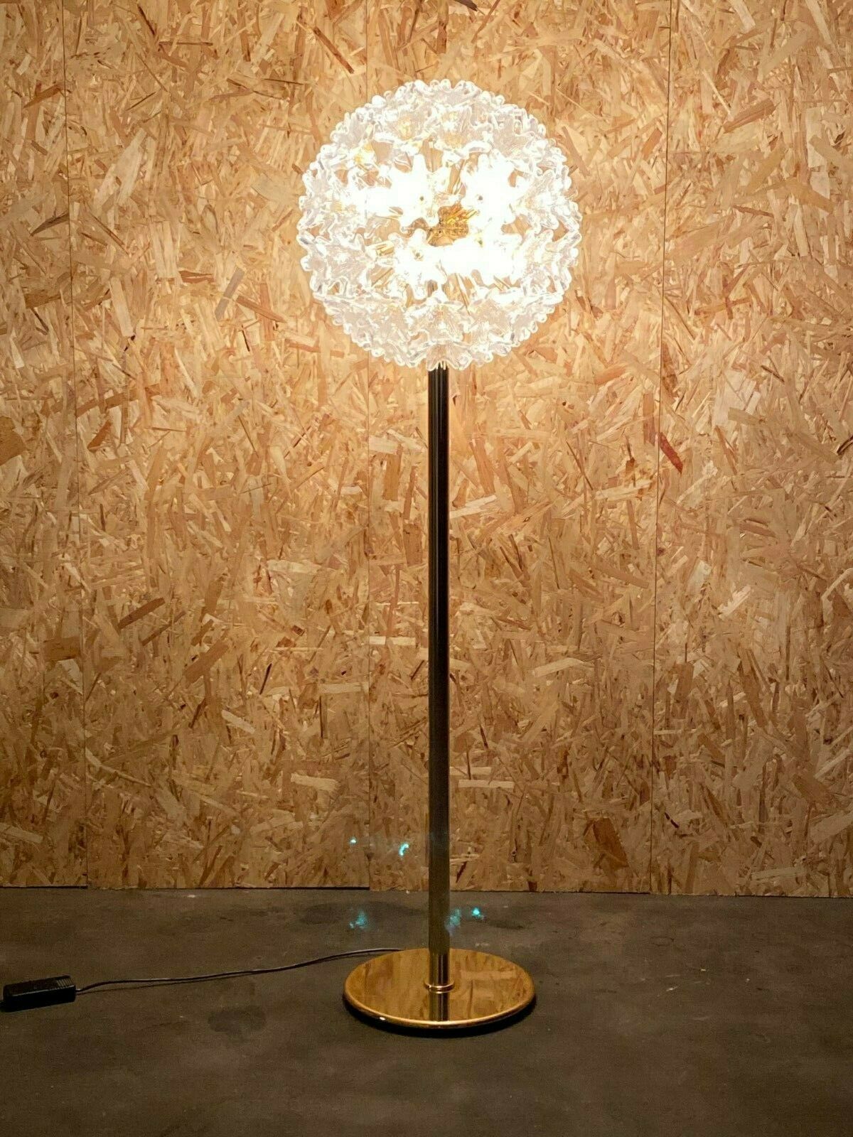 Lighting 70s Lamp Light Floor Lamp Toni Zuccheri   Veart For Venini Italy 70s photo