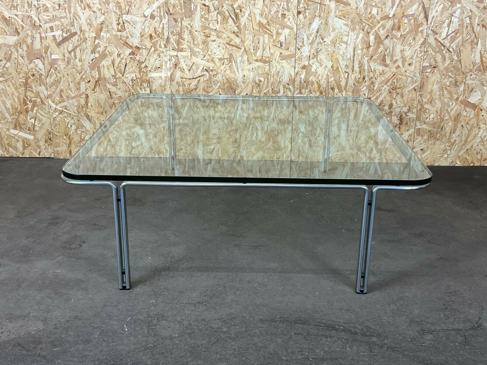 60s 70s Horst Brüning Coffee Table Kill International Coffee Table Glass Design photo for sale