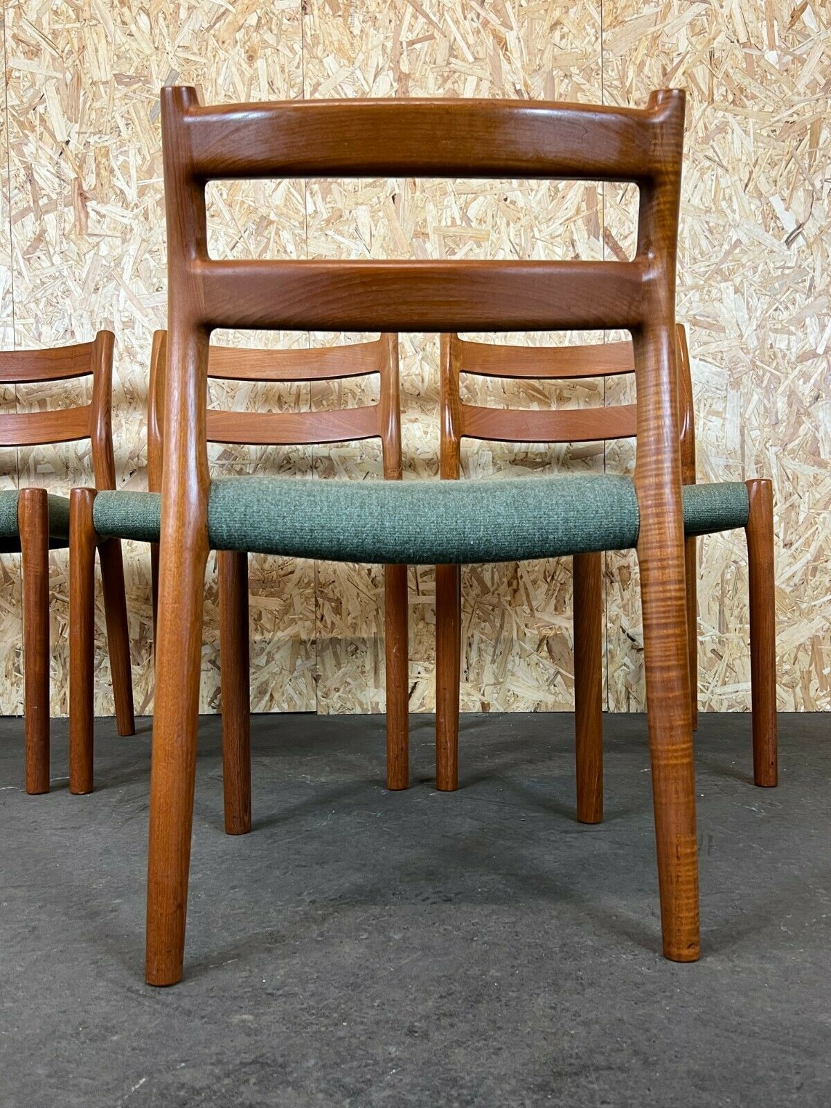 4x 60er 70er Jahre Stühle Teak Dining Chair Niels O. Möller Für J.L. Møllers 60s photo vintage