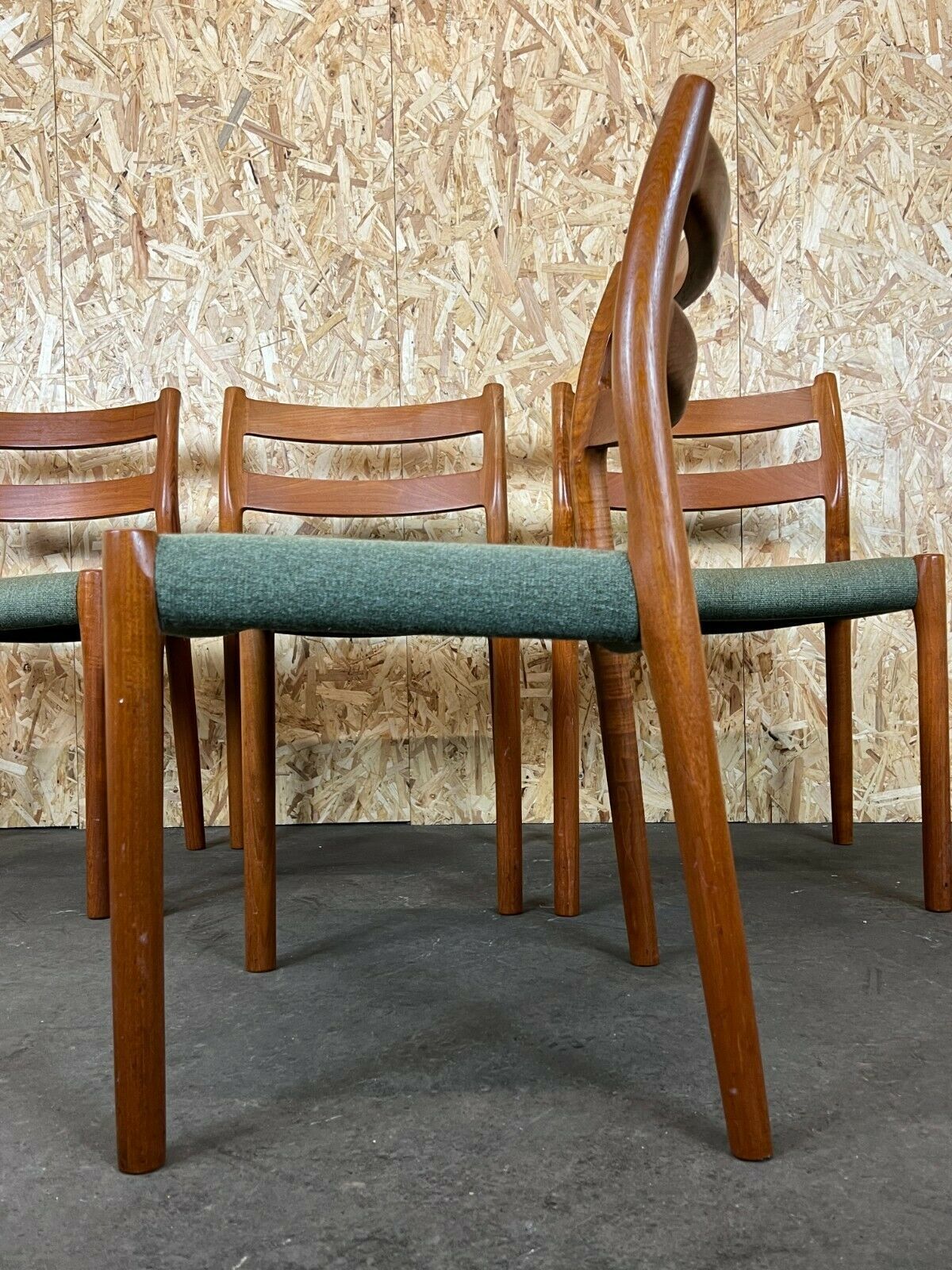photo furniture 4x 60er 70er Jahre Stühle Teak Dining Chair Niels O. Möller Für J.L. Møllers 60s