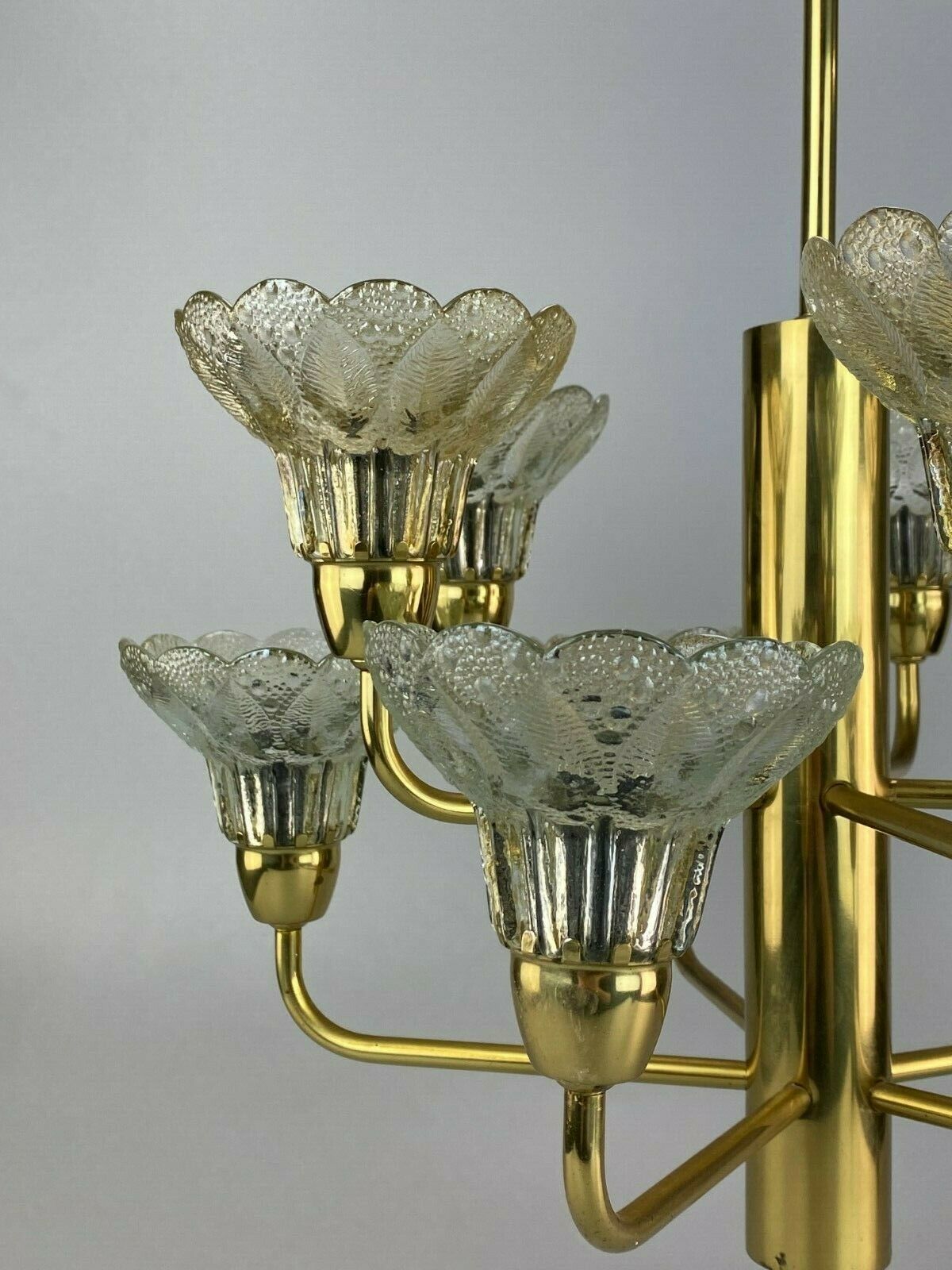 60s 70s Lamp Fixture Ceiling Lamp Chandelier Chandelier Glass Space Age photo 332.0