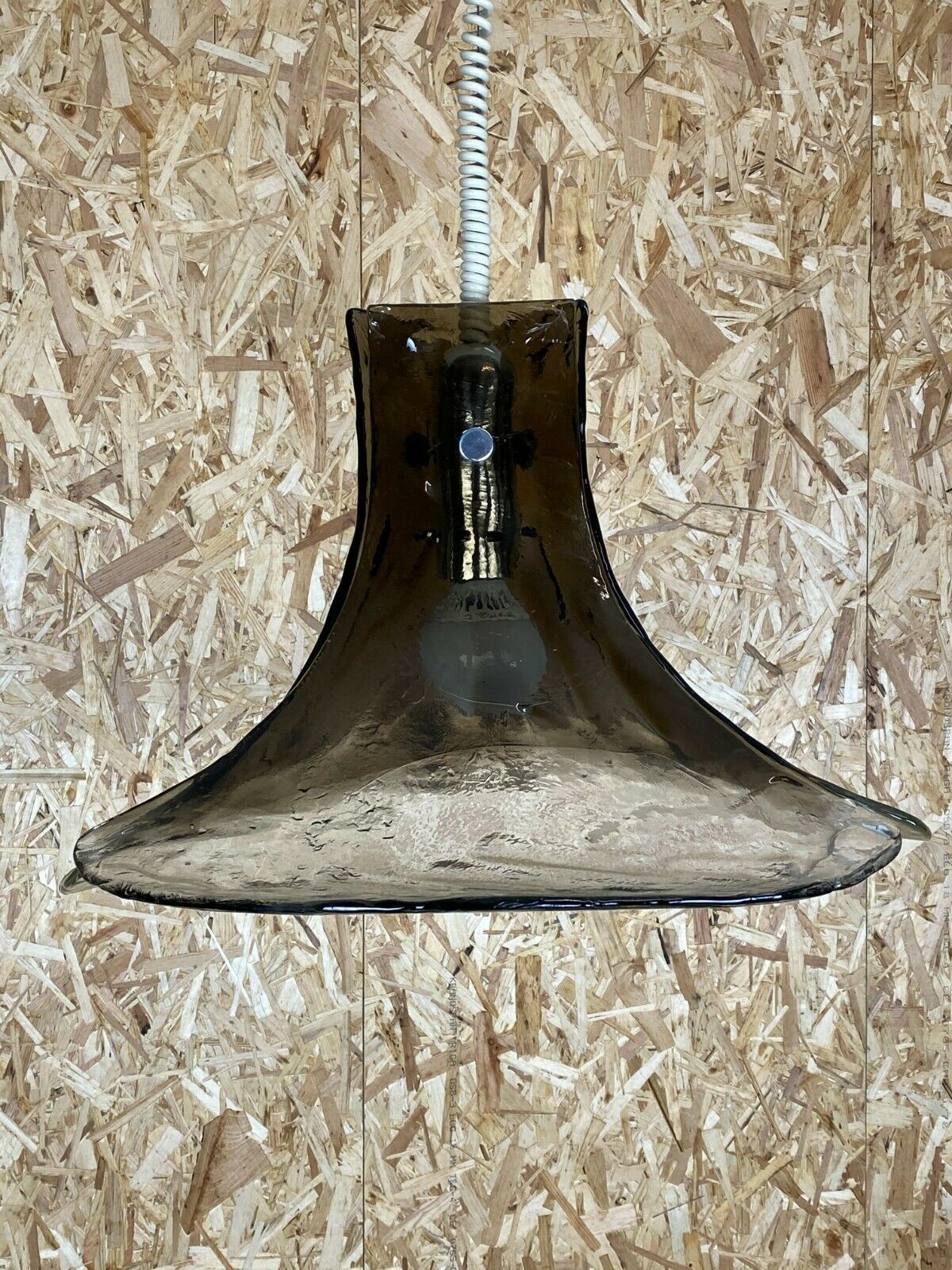 60s 70s Lamp Light Hanging Lamp Kalmar Franken Kg Tulip Glass