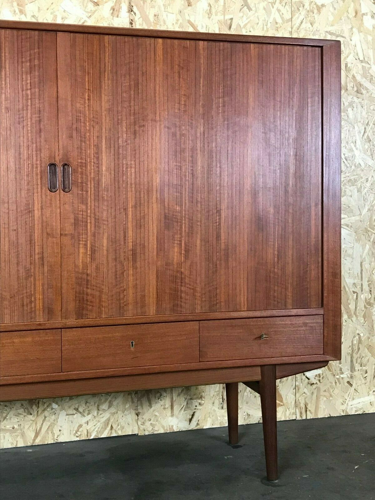 60er 70er Jahre Sideboard Highboard Teak Arne Vodder Sibast Modell 54 Design 60s photo for sale