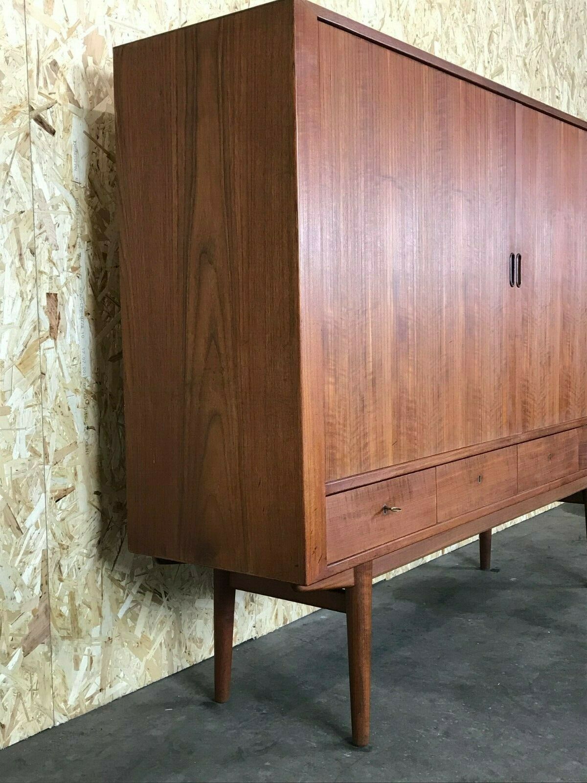 60er 70er Jahre Sideboard Highboard Teak Arne Vodder Sibast Modell 54 Design 60s photo 3570.0