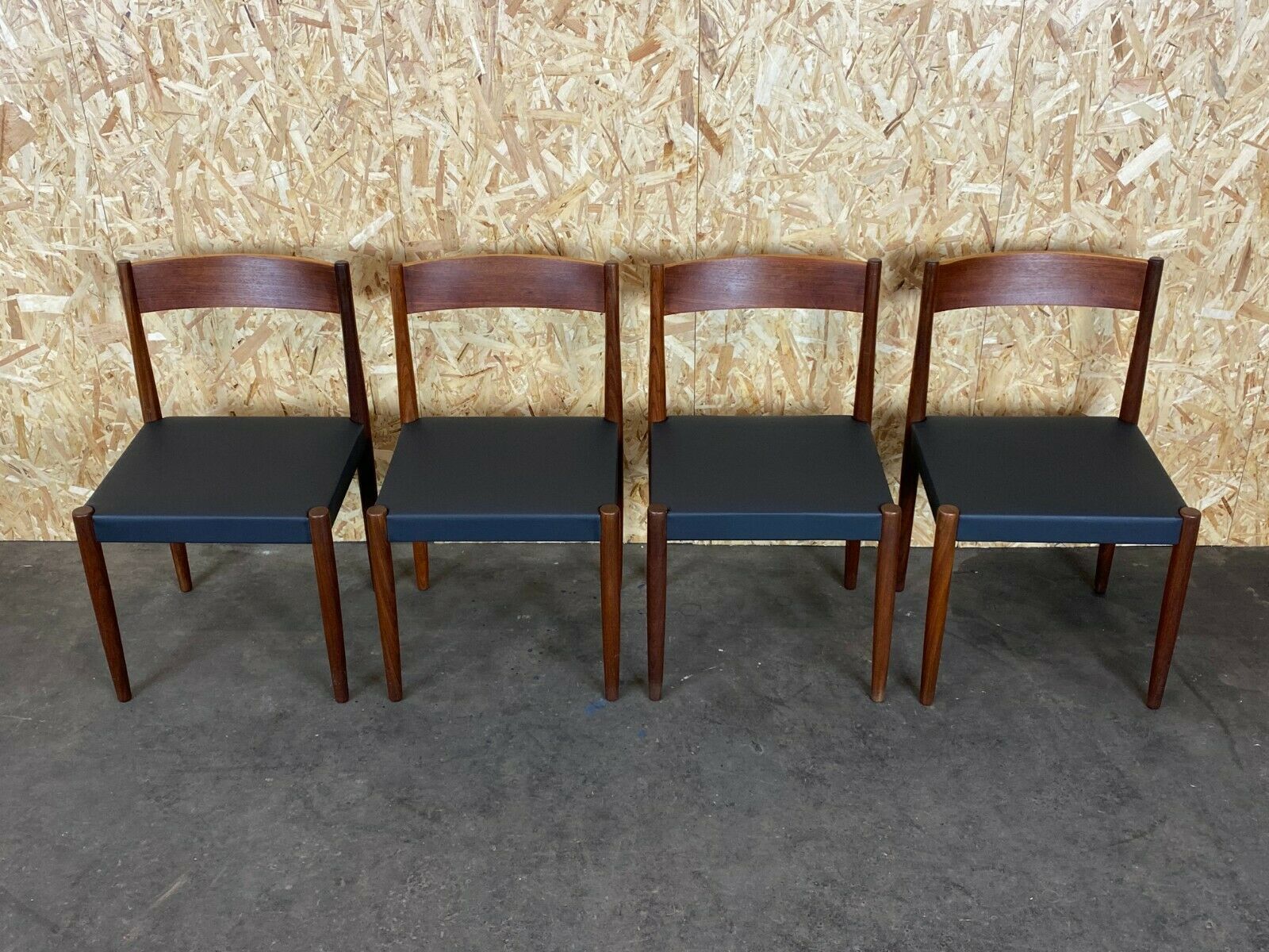 4x 60s 70s Teak Chairs Dining Chair Chair Poul M. Volther Frem Røjle photo furniture