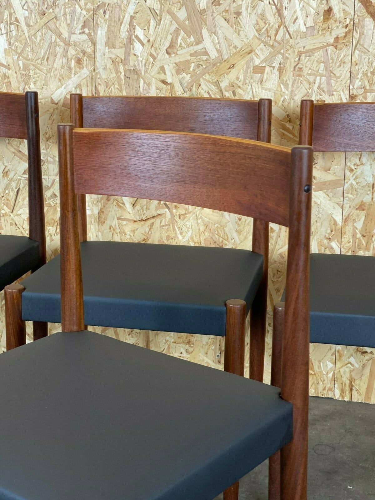 4x 60s 70s Teak Chairs Dining Chair Chair Poul M. Volther Frem Røjle photo buy