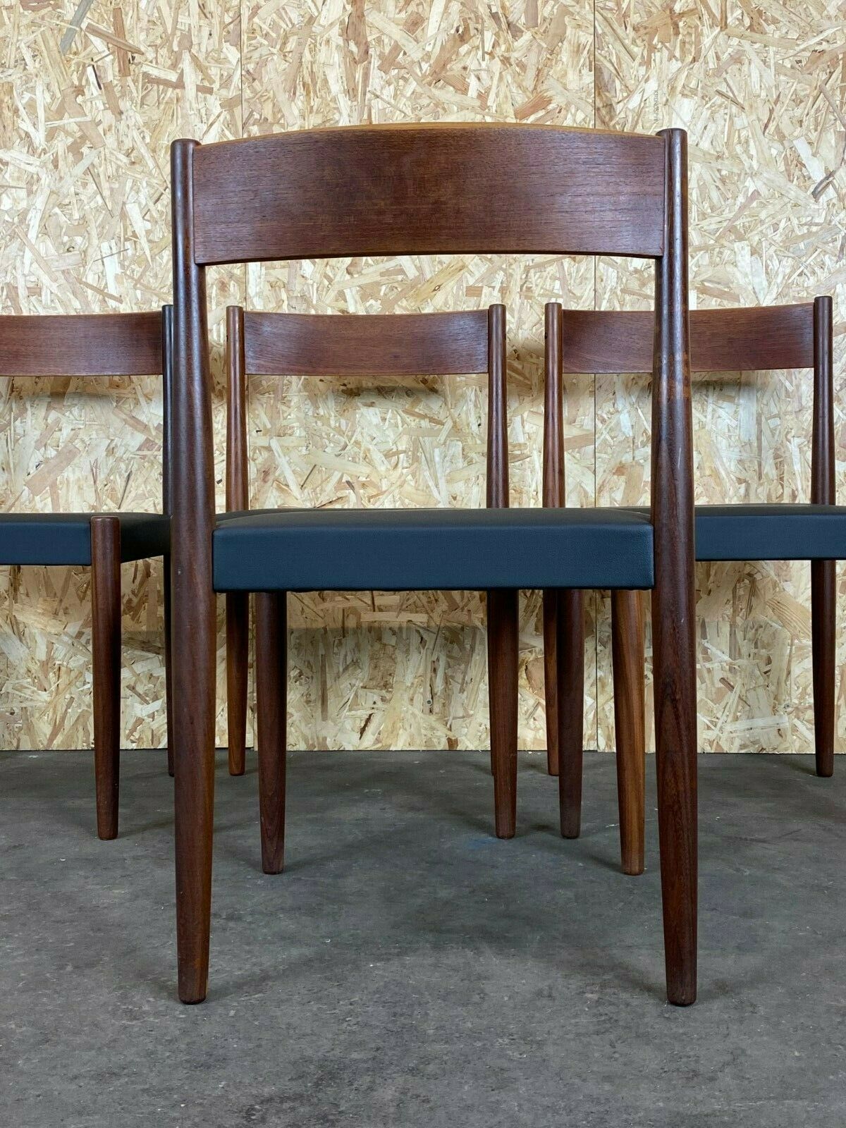 Furniture 4x 60s 70s Teak Chairs Dining Chair Chair Poul M. Volther Frem Røjle photo