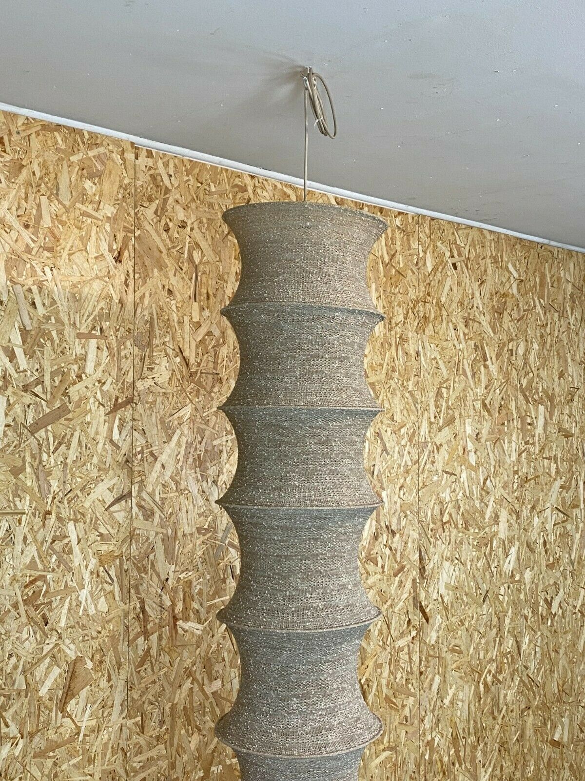 60s 70s Xxl Lamp Light Pendant Lamp Hose Lamp Fabric Fabric photo buy
