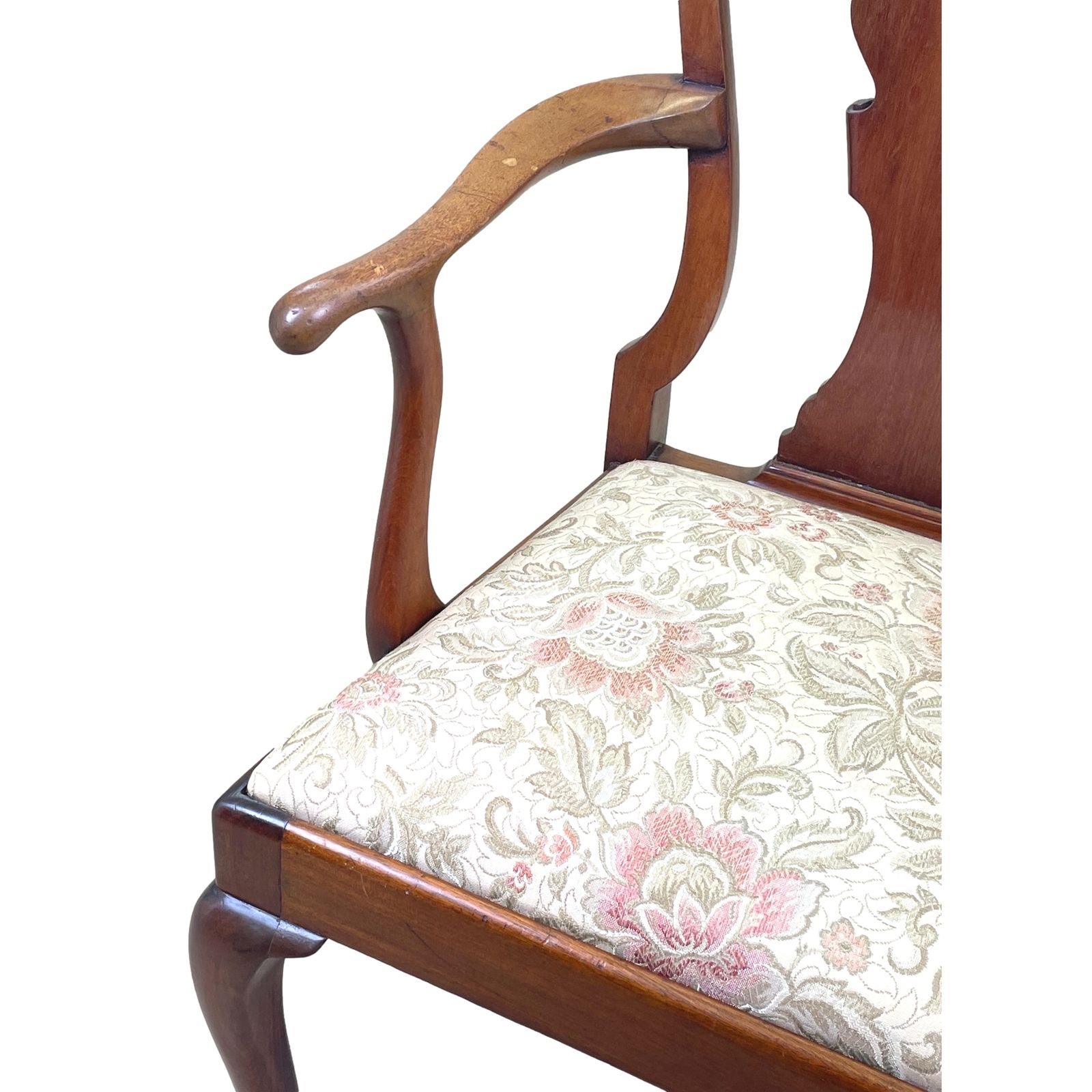 Queen Anne Style Walnut Childs Chair (England, Circa 1920) photo vinterior