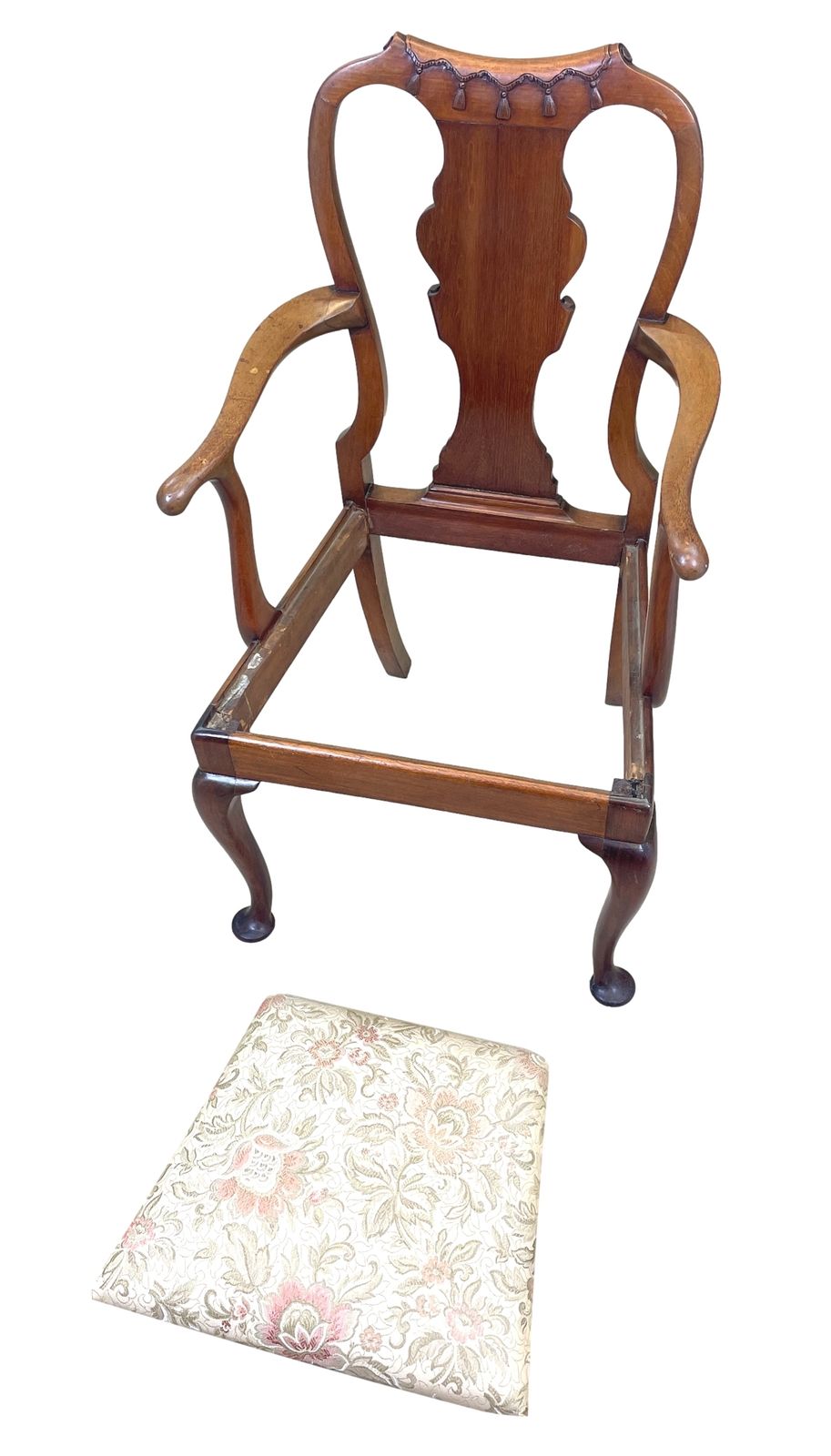 Queen Anne Style Walnut Childs Chair (England, Circa 1920) photo buy