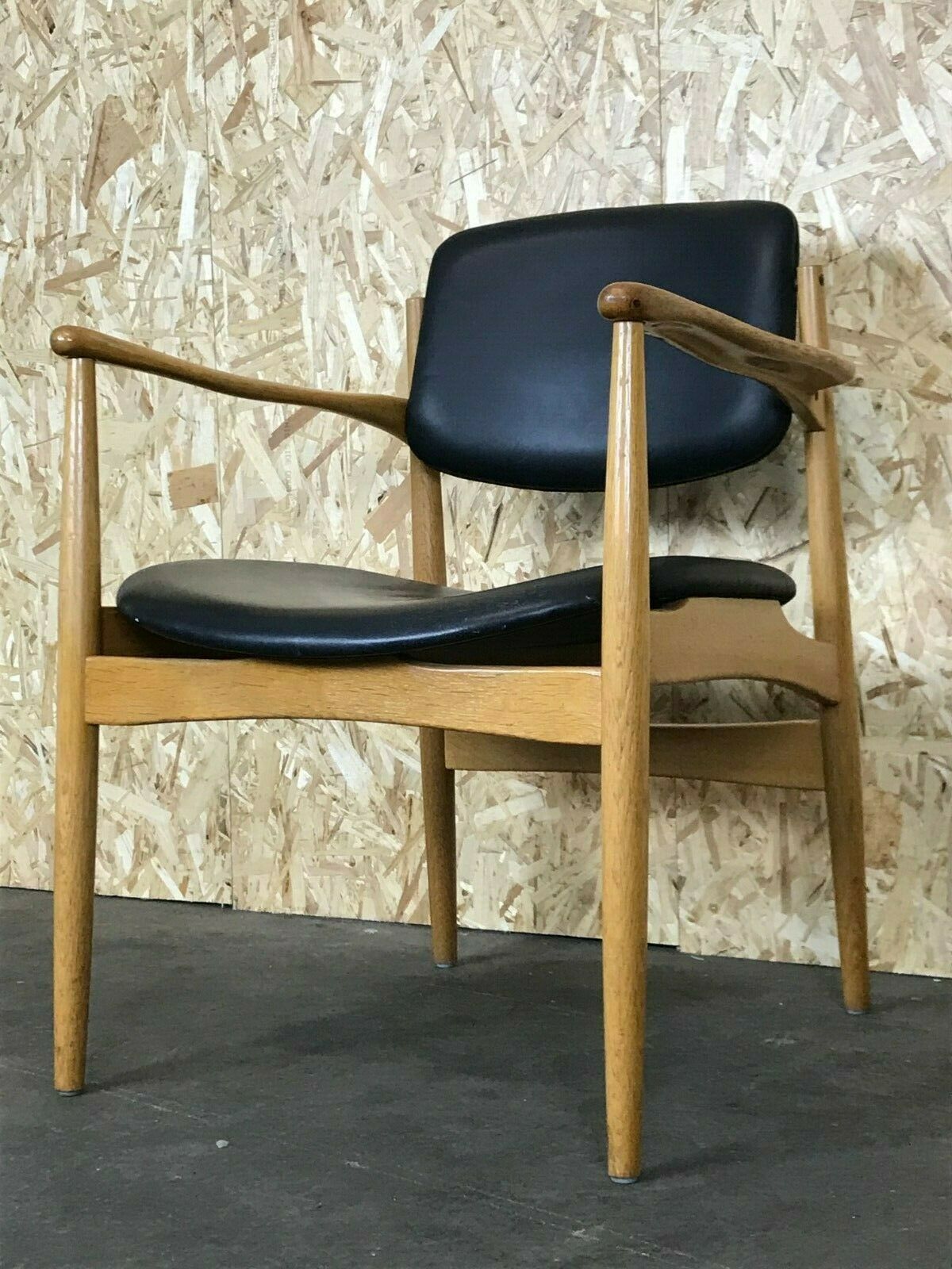 60s 70s Dining Chair Arm Chair Danish Design Oak Eiche Denmark 60s