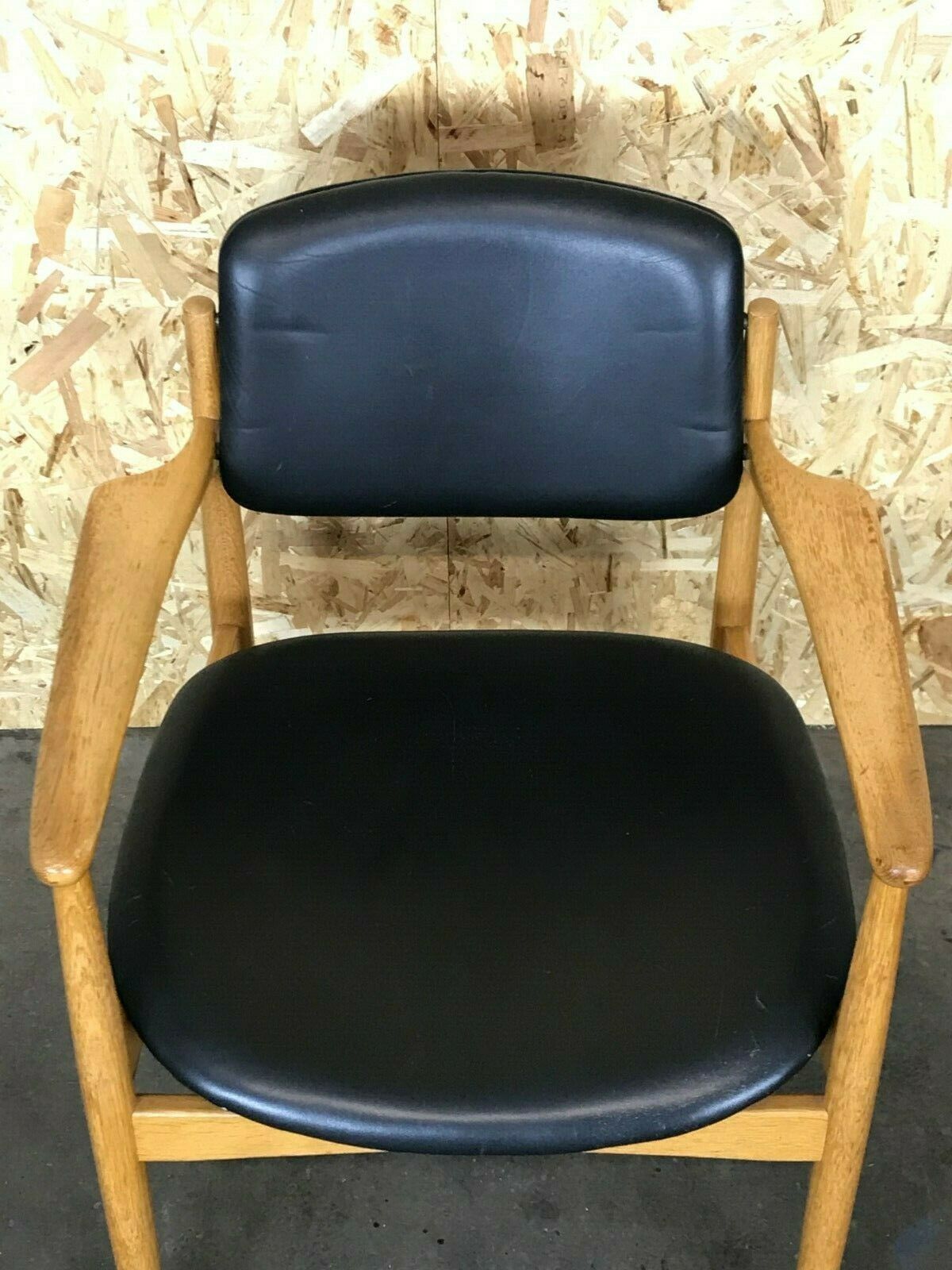 60s 70s Dining Chair Arm Chair Danish Design Oak Eiche Denmark 60s photo Furniture