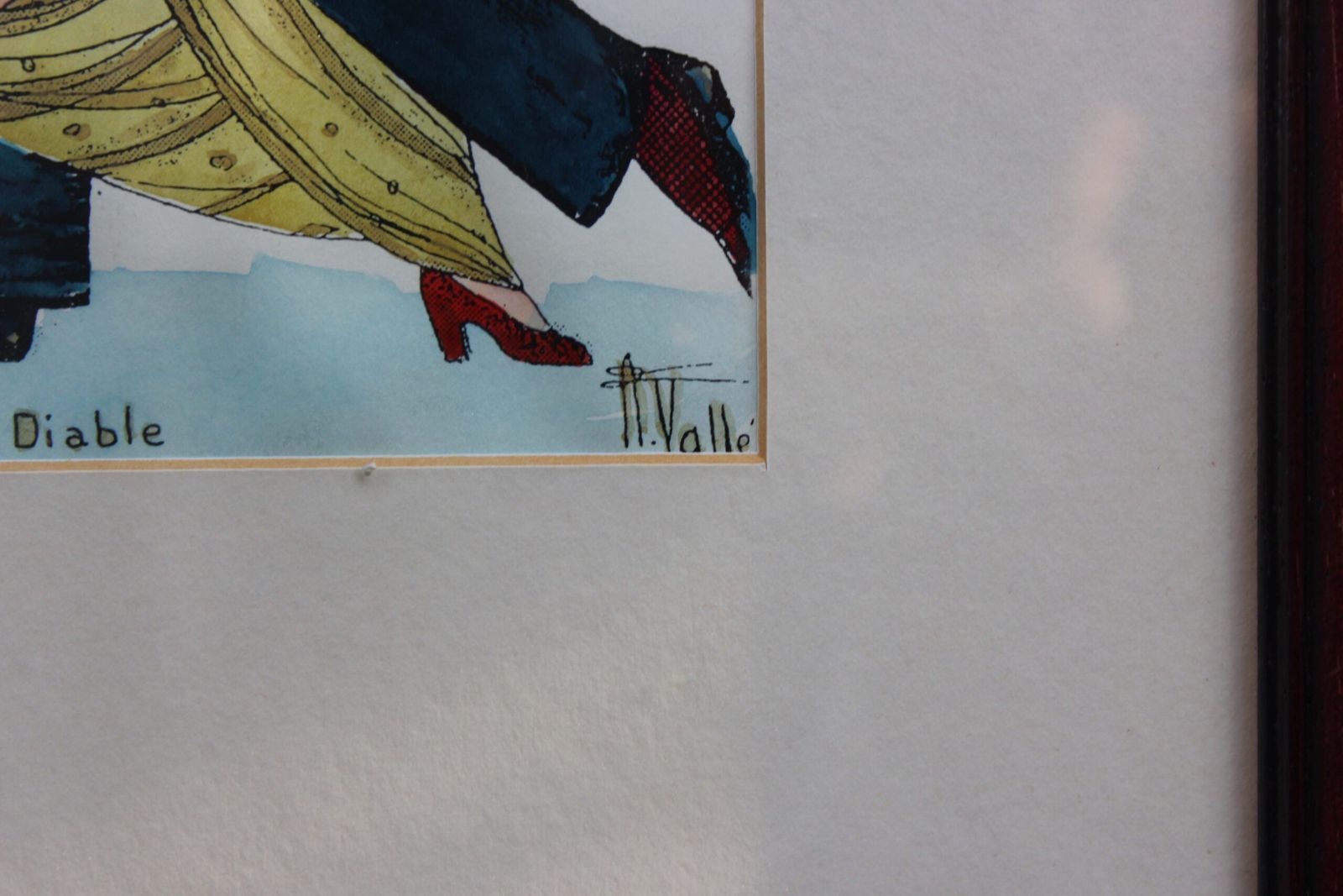 Orginal Repoduction Drawing  Armand Valle Art Deco Style photo Art