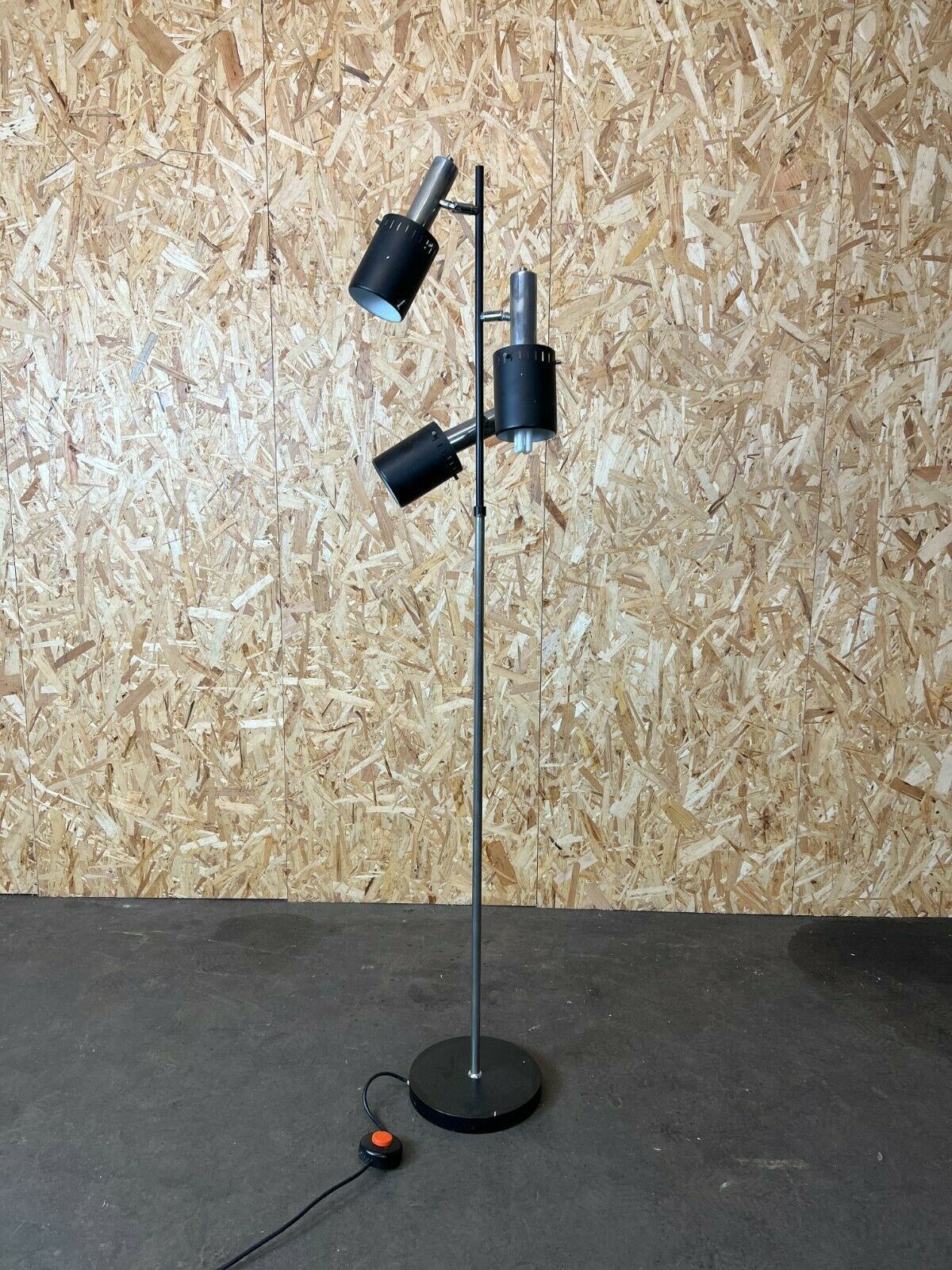 60s 70s Floor Lamp  Space Age Design Metal