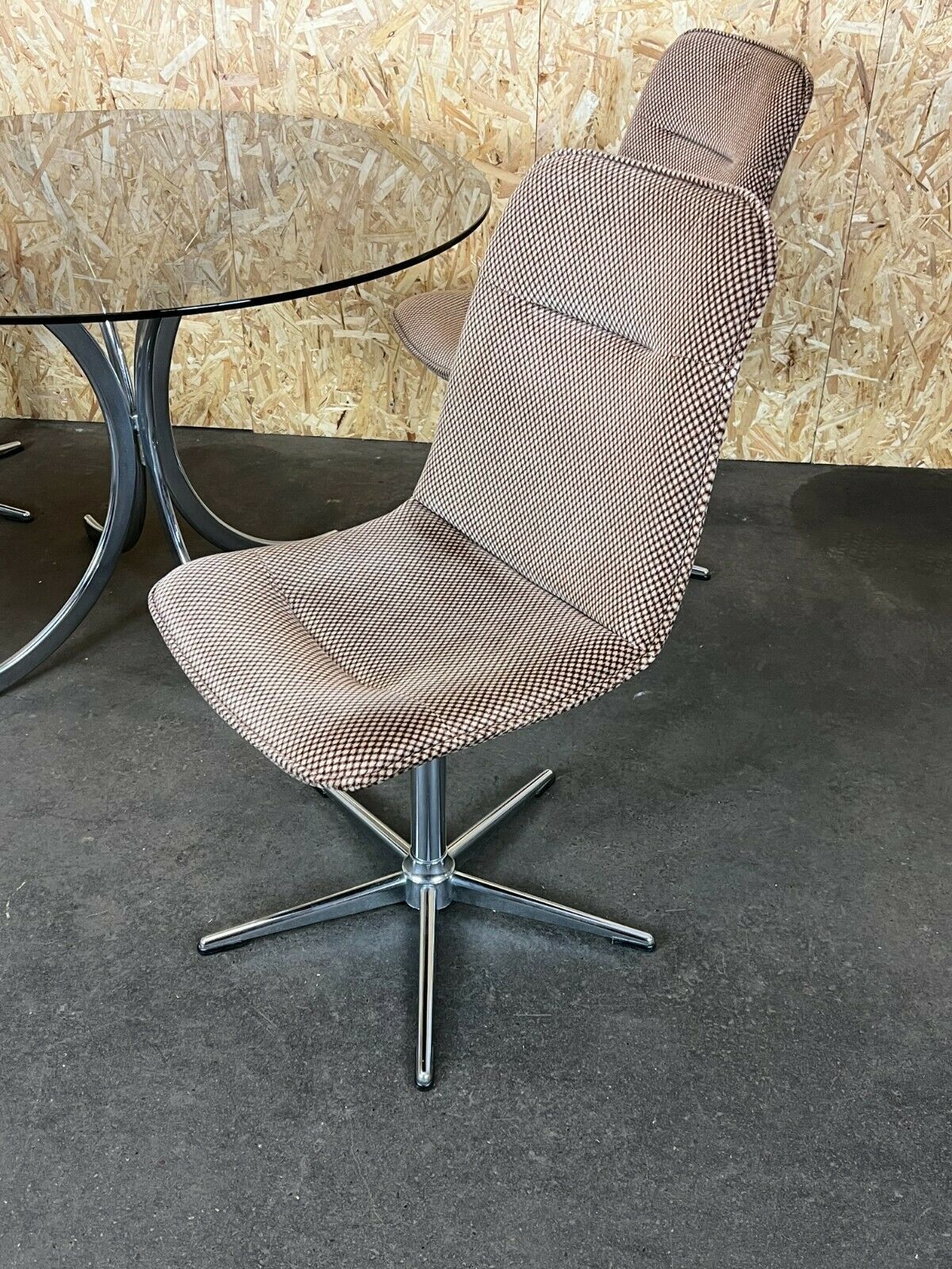 60s 70s 4x Chairs Chair & Table Dining Chairs Dining Table Design 60s photo Furniture