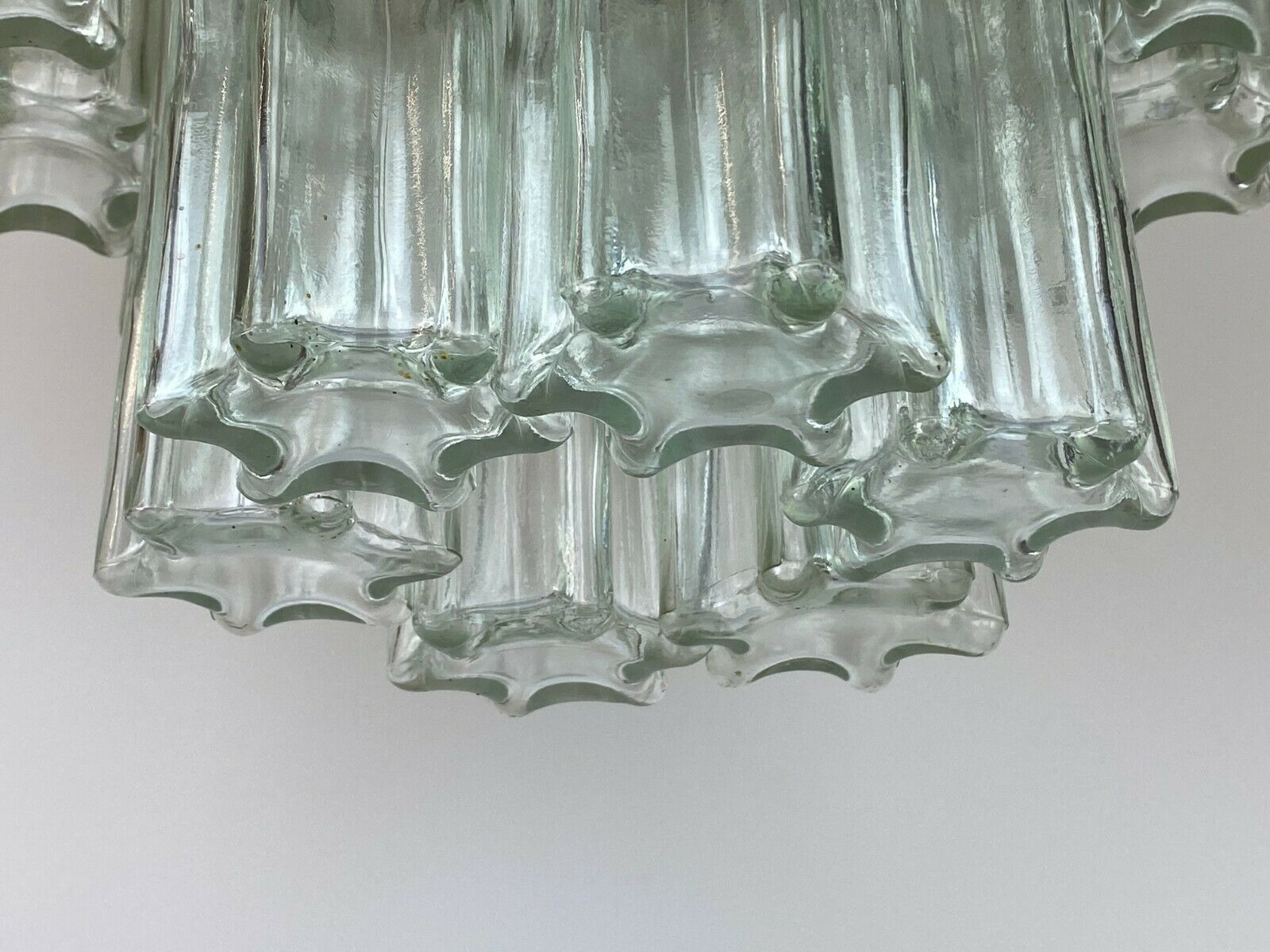 60s 70s Lamp Light Ceiling Lamp Limburg Glass Chandelier Design photo vinterior