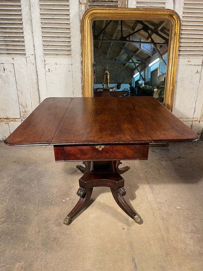 Early Antique Georgian George II Flame Mahogany Breakfast Table Circa 1740 photo buy