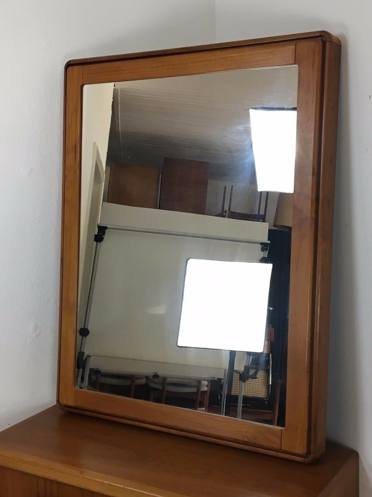 60s 70s Teak Sideboard Dresser & Mirror Danish Design Denmark 60s 70s photo furniture