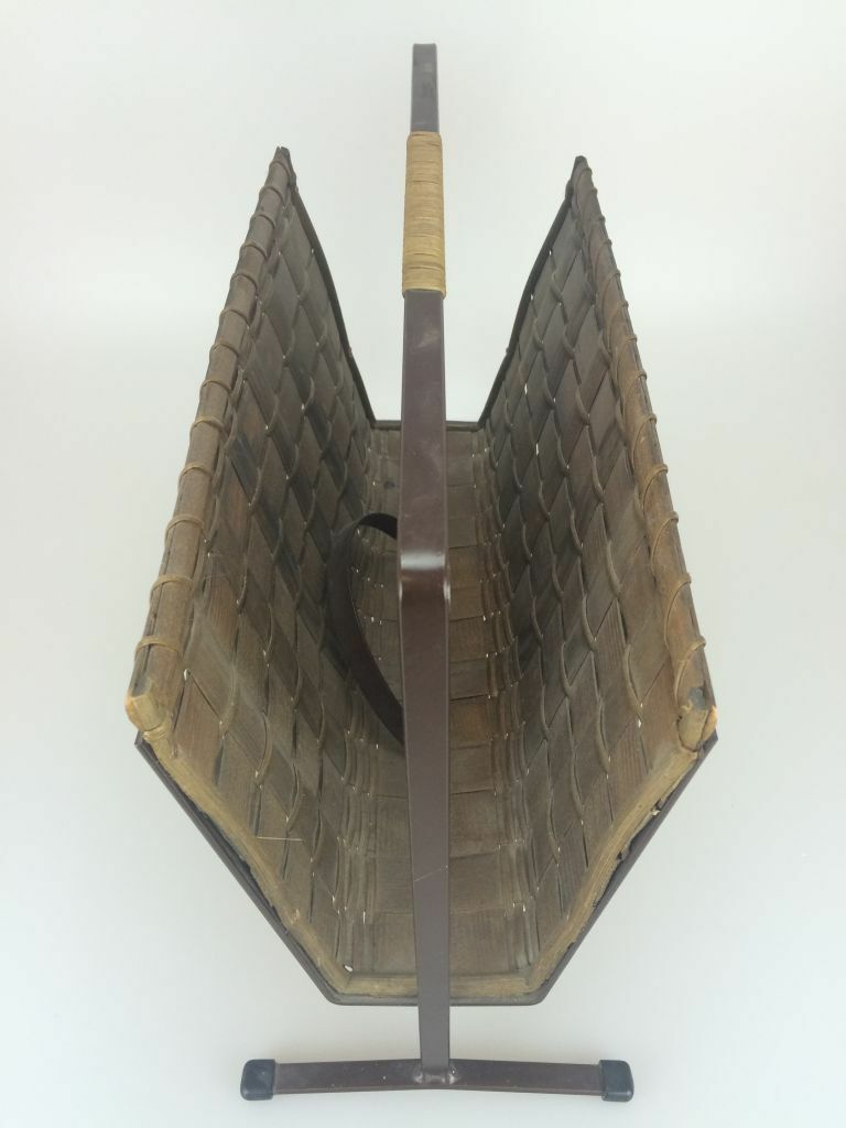 70s Newspaper Holders Newspaper Stands R Metal Mesh Mid Century Design 60s photo 67.0