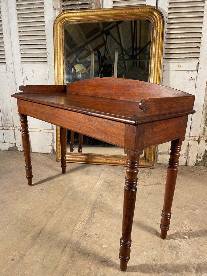 Antique Period Mahogany Desk Console Circa 1840 photo Furniture
