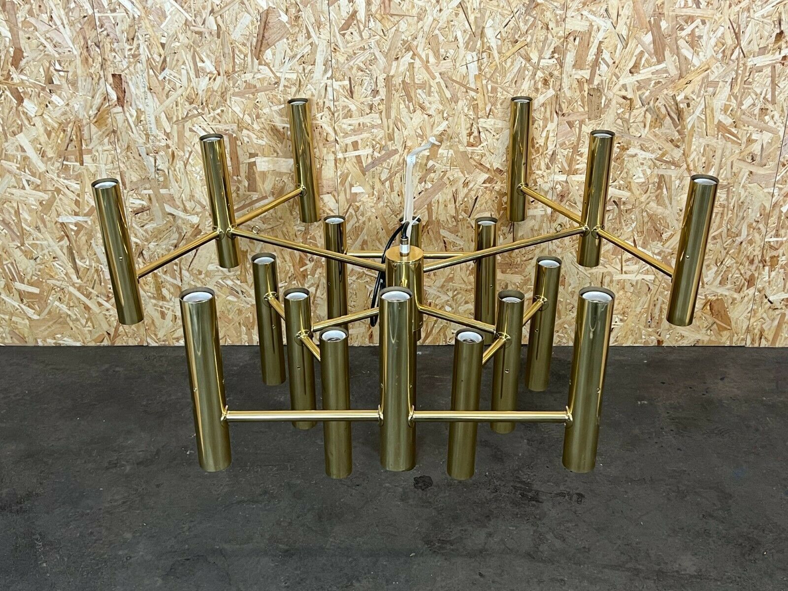 Lighting Xxl 60s 70s Chandelier Chandelier Gaetano Sciolari For Sciolari Brass Design photo