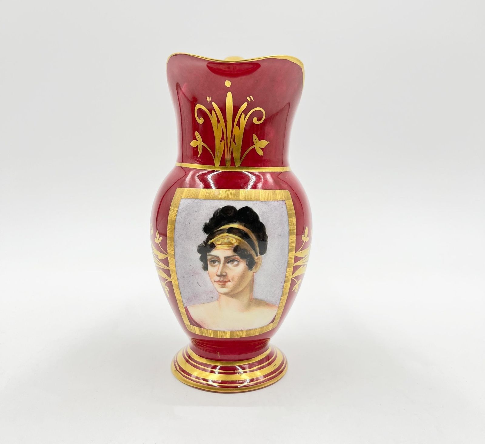 19th Century Paris Porcelain Tea Set Featuring Napoleonic Portraits photo vinterior