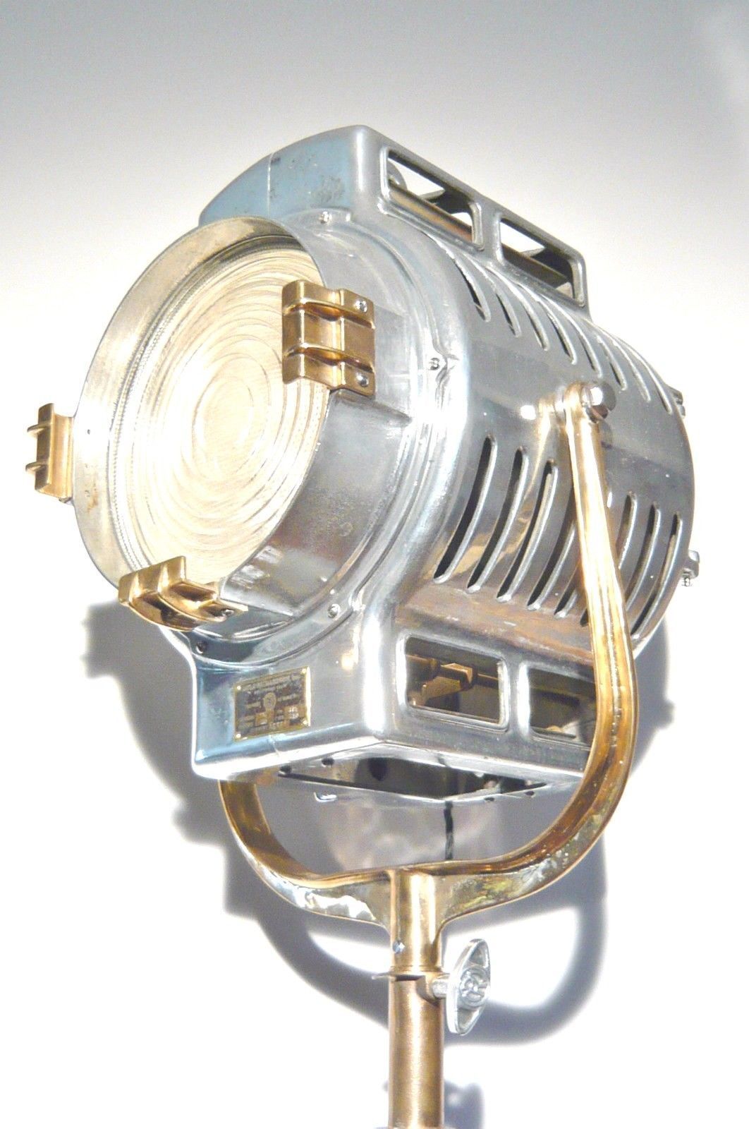 Vintage Mole Richardson Movie Spot Light Industrial  Art Deco Hollywood Studio Film Lamp Paramount Cir 1930's photo buy