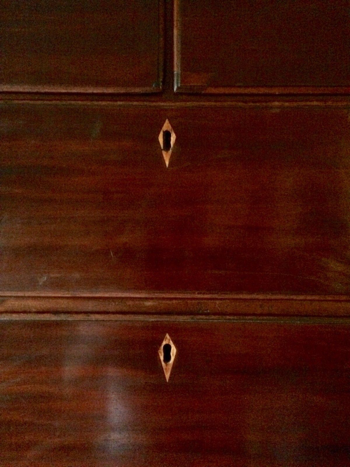 Huge Antique Early Victorian Chest On Chest Tallboy Chest Of Drawers Mahogany photo 1495.0
