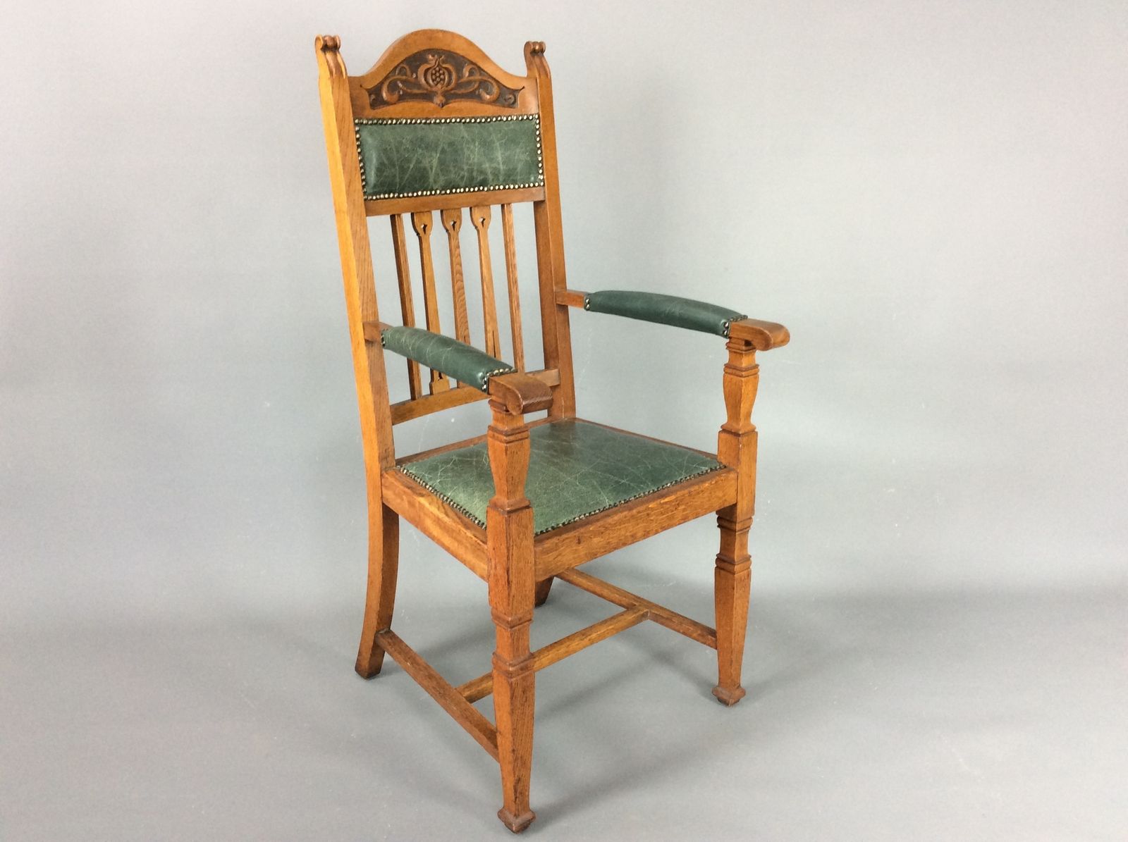 Arts And Crafts Armchair Attributed To Shapland & Petter 1900s