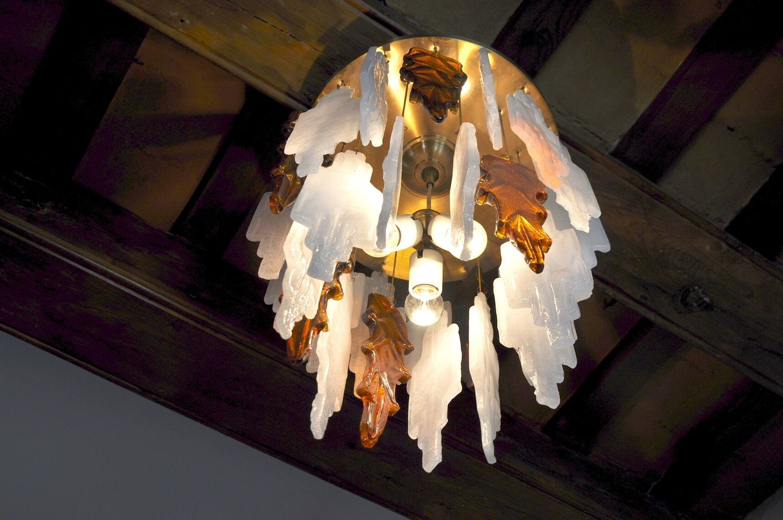 Italian Poliarte Chandelier By Albano Poli, 1970s photo for sale