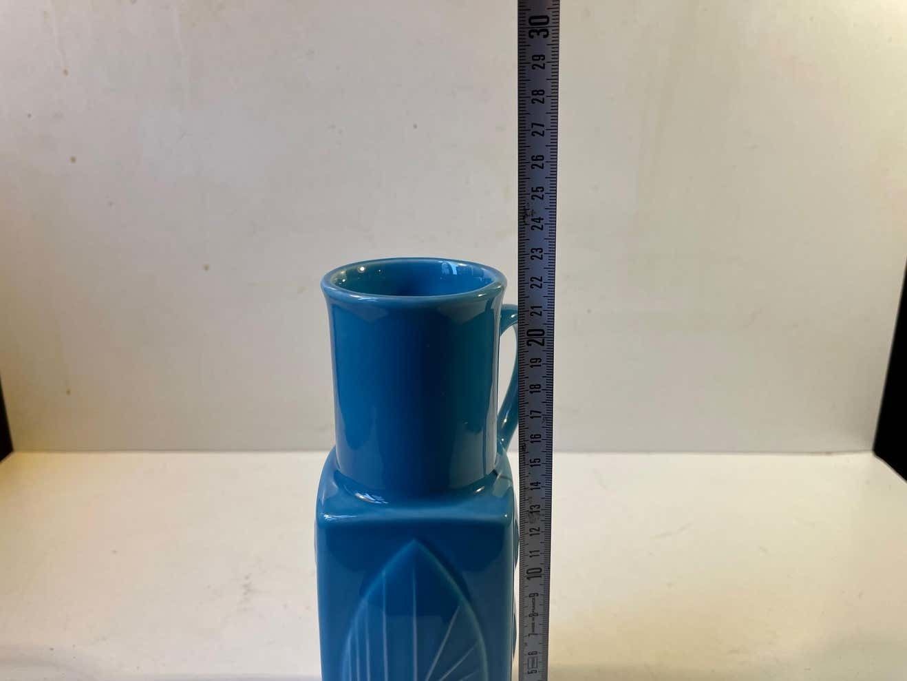 Home Decor Light Blue Ceramic Jug Vase By Carl Harry Stålhane For Rörstrand, 1960s photo