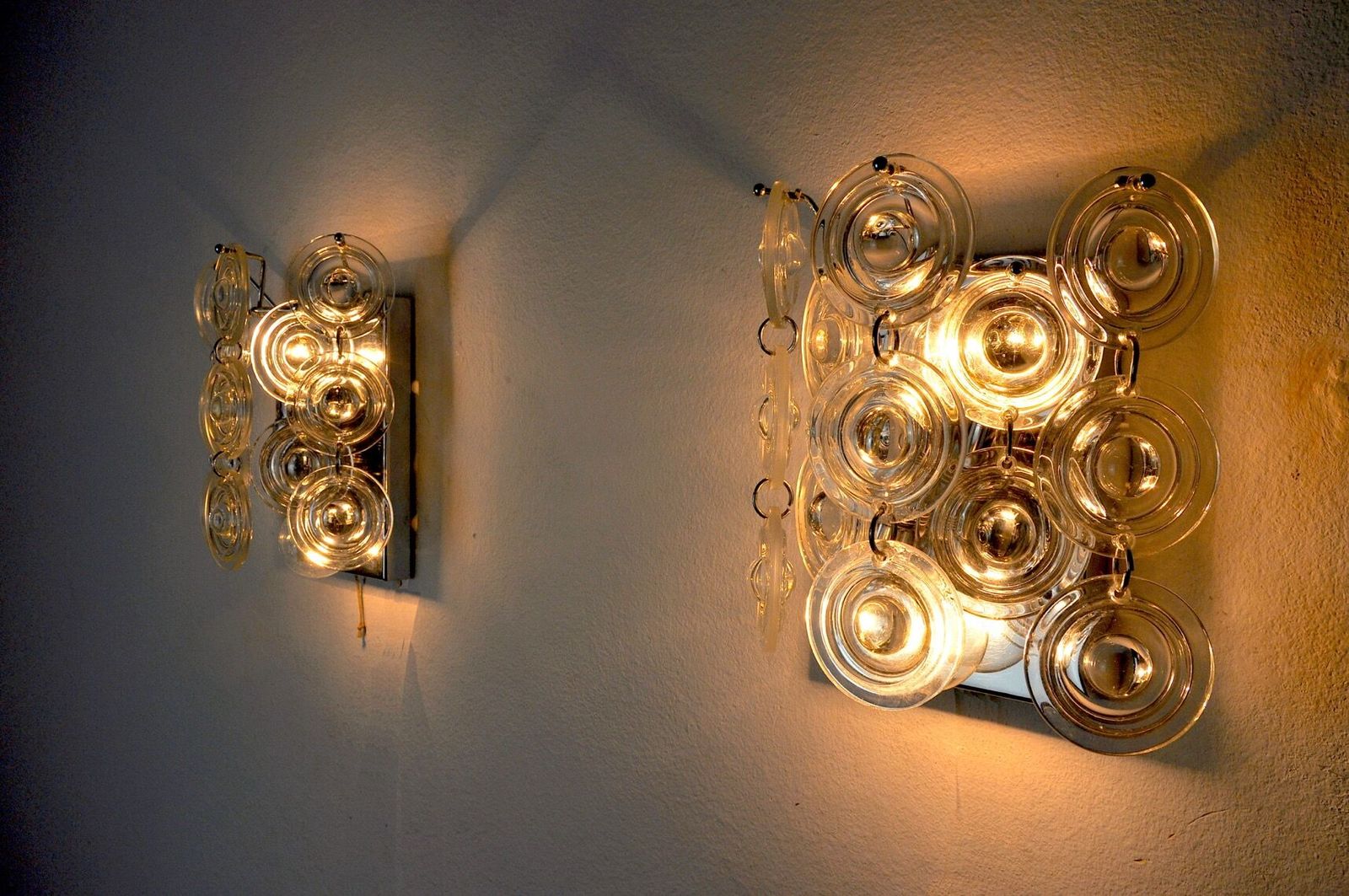 Pair Of Oscar Torlasco Sconces, Murano Glass, Italy, 1970 photo furniture