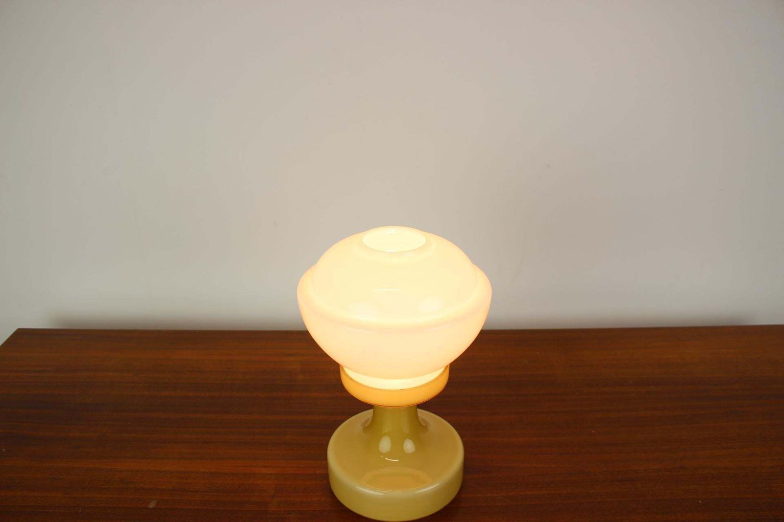 All Glass Table Lamp By Valasske Mezirici 1970s photo vinterior