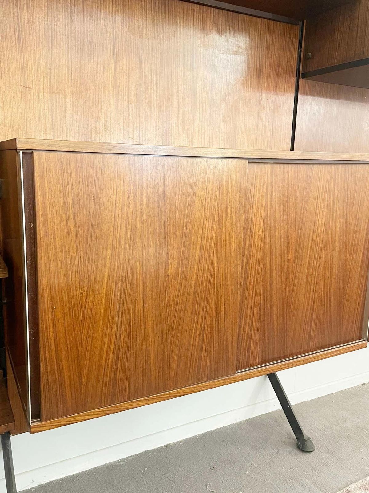 Mid Century Teak Wall Unit By Ico Parisi, Italy 1960s photo vinterior