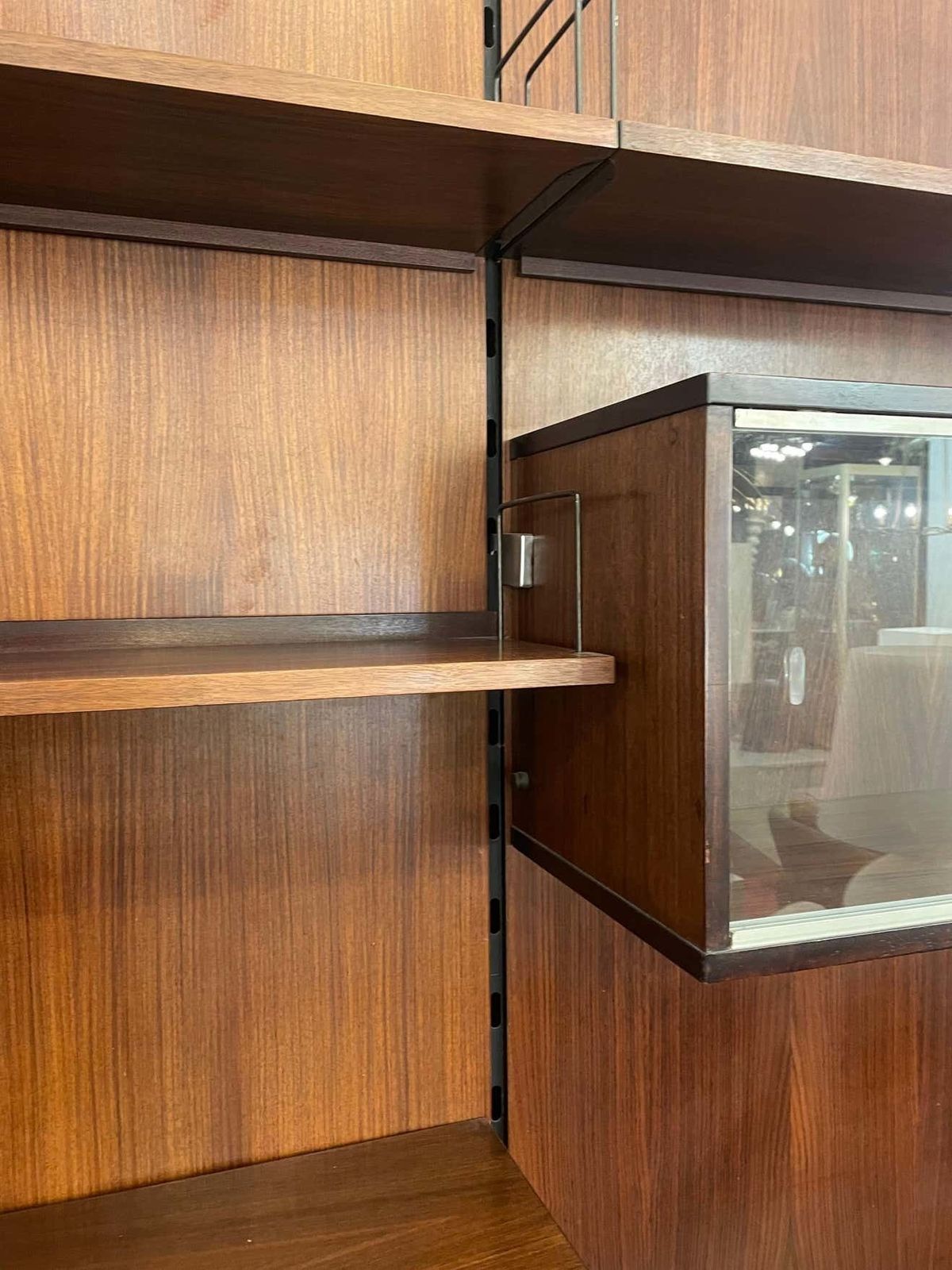 photo furniture Mid Century Teak Wall Unit By Ico Parisi, Italy 1960s