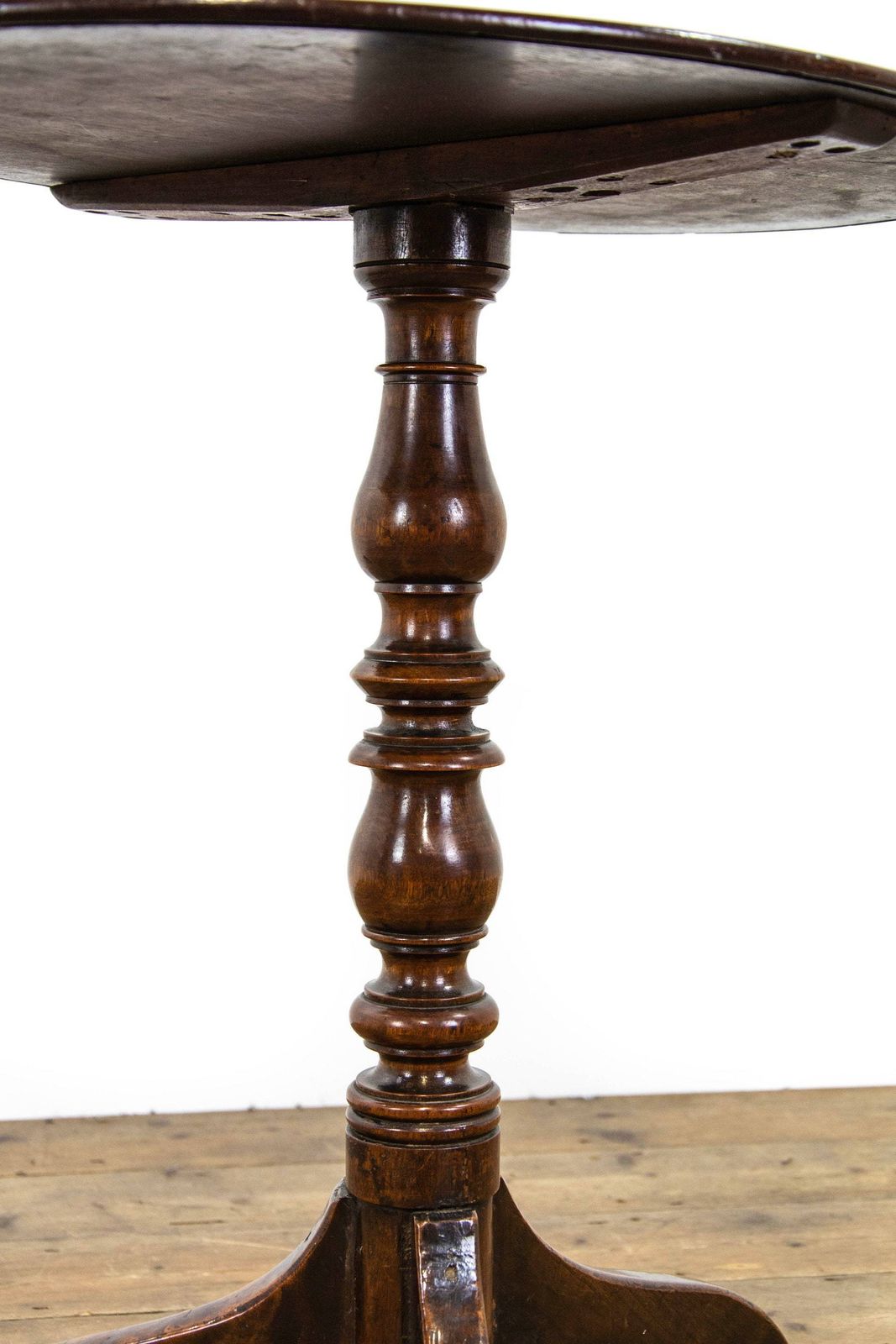 Antique Mahogany Oval Side Table photo vintage