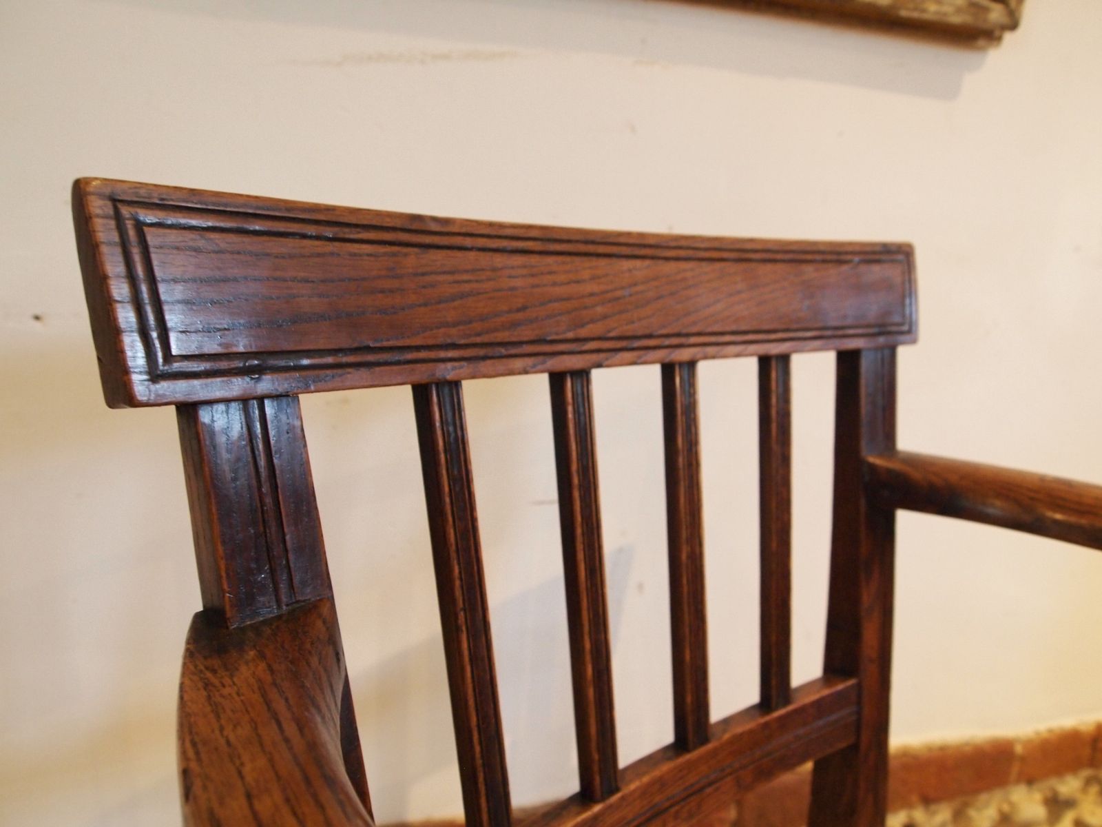Chair Suffolk Windsor Armchair George IV Elm C1820 photo furniture