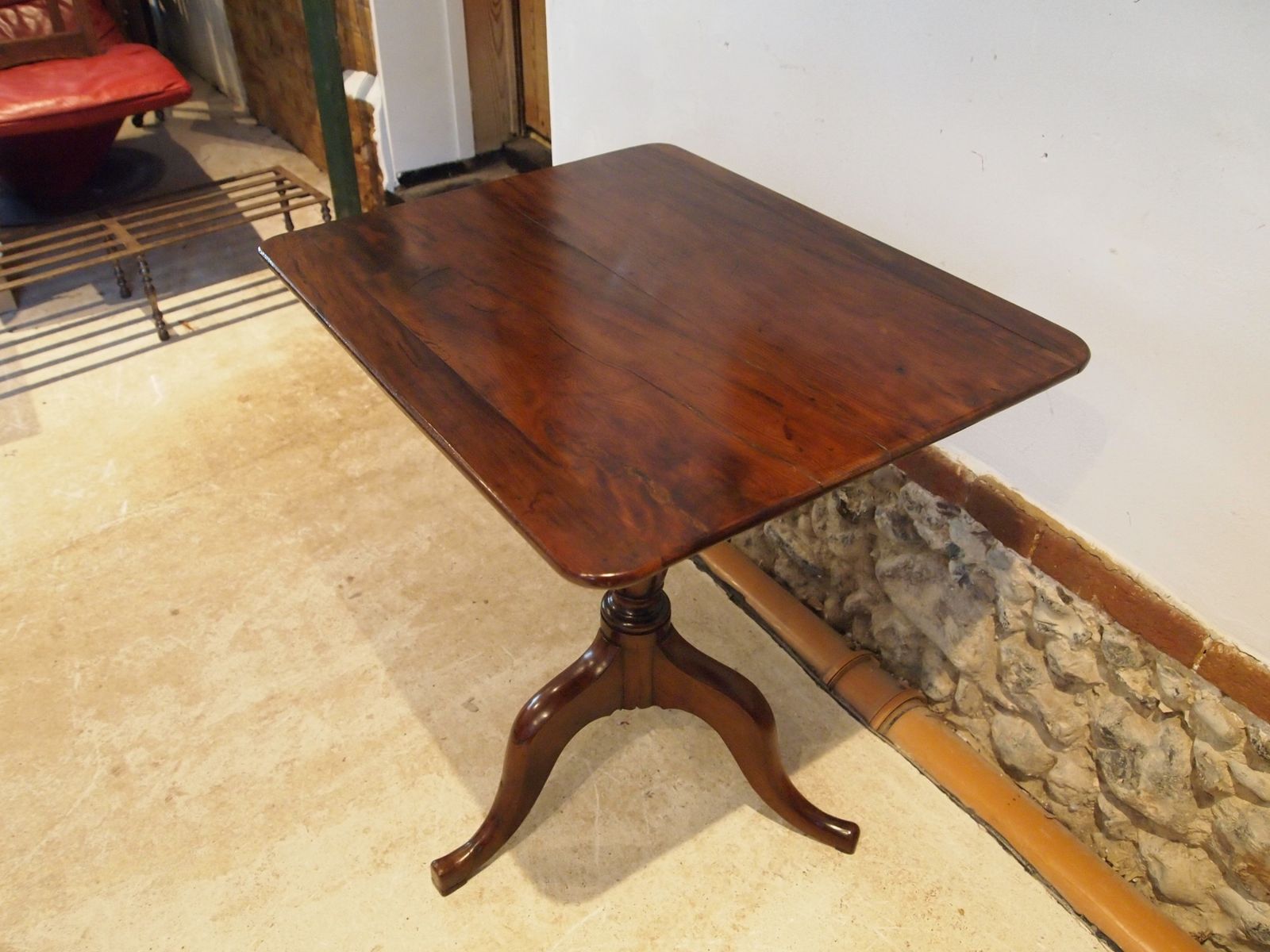 Furniture Table Very Rare Gillows George III Yew Side Lamp Hall Wine C1780 photo