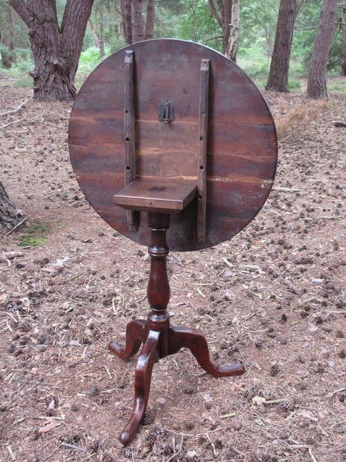 Georgian Yew Wood Tripod/ Occasional Table, Circa 1770 photo for sale